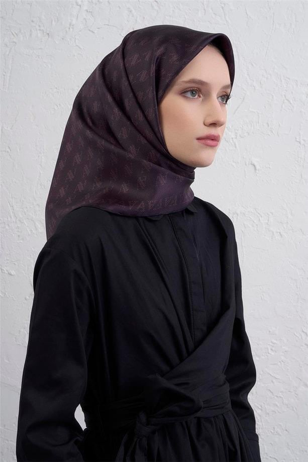 Armine Dj Saf İpek Eşarp 9412D (T) - Mor