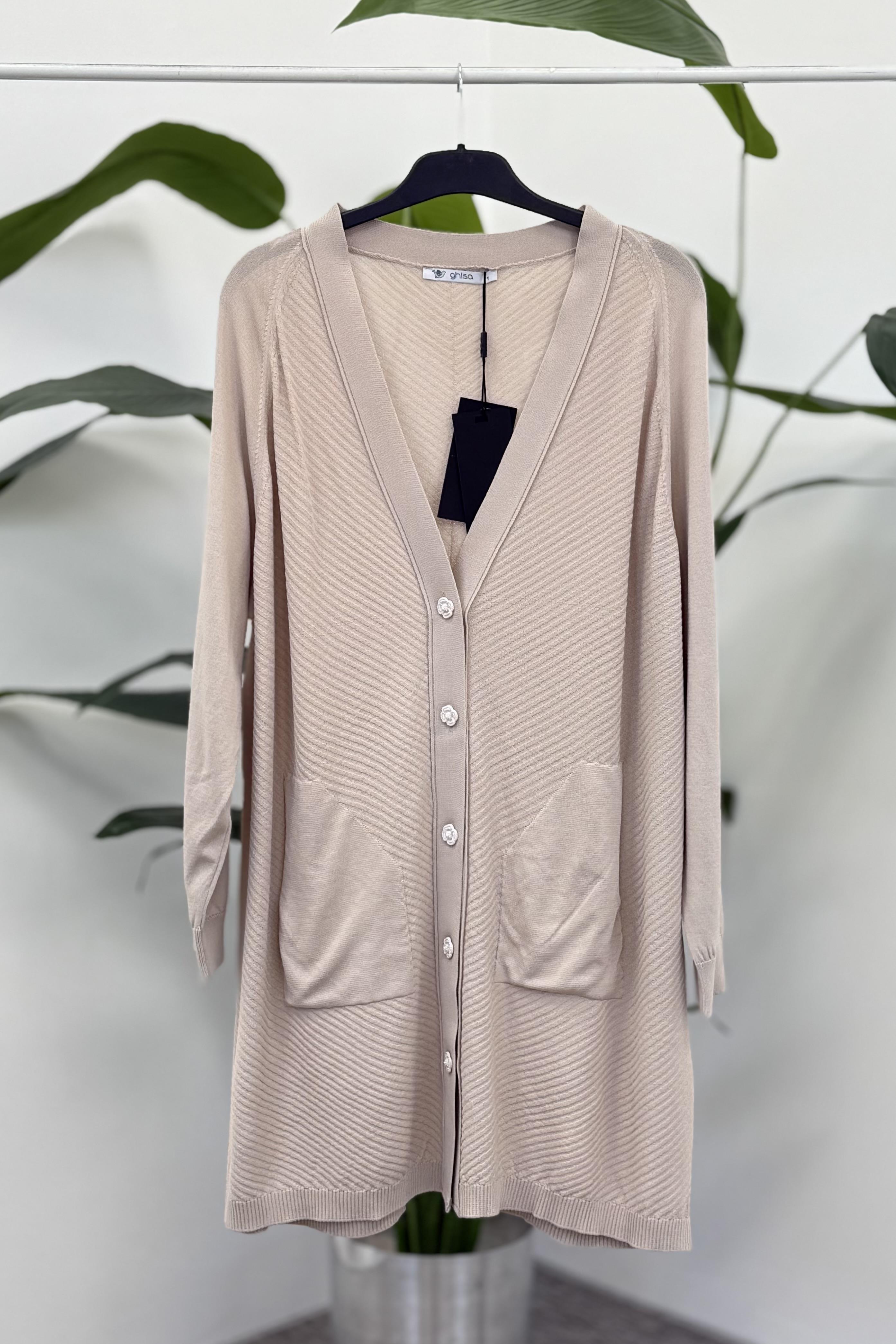 Ghisa 3184 Hırka - Taş