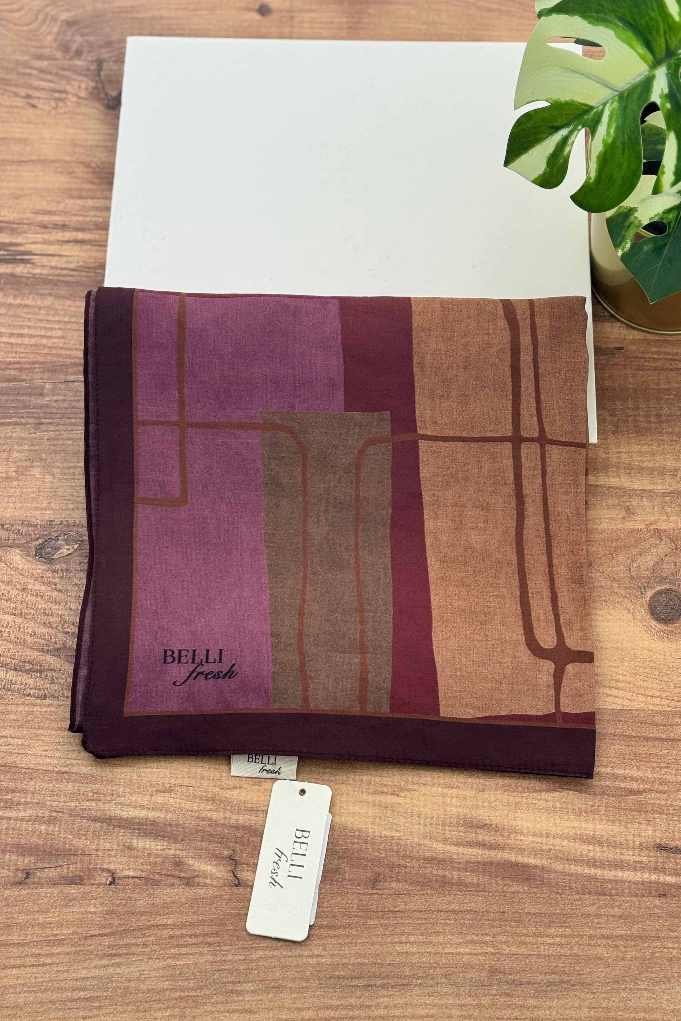 Belli Fresh Modal Eşarp 3415 - Mürdüm