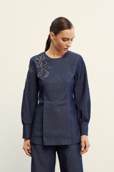 Venöve Tun0002 Aline Tunik - Lacivert