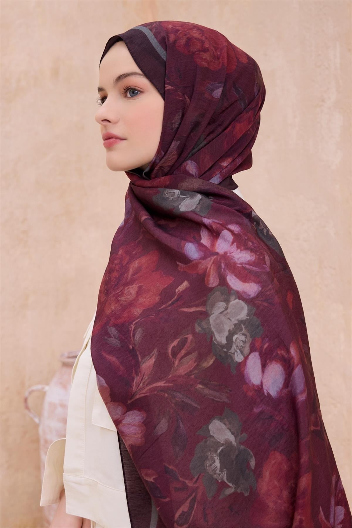 Belli Fresh Sanda Şal 1362 - Bordo