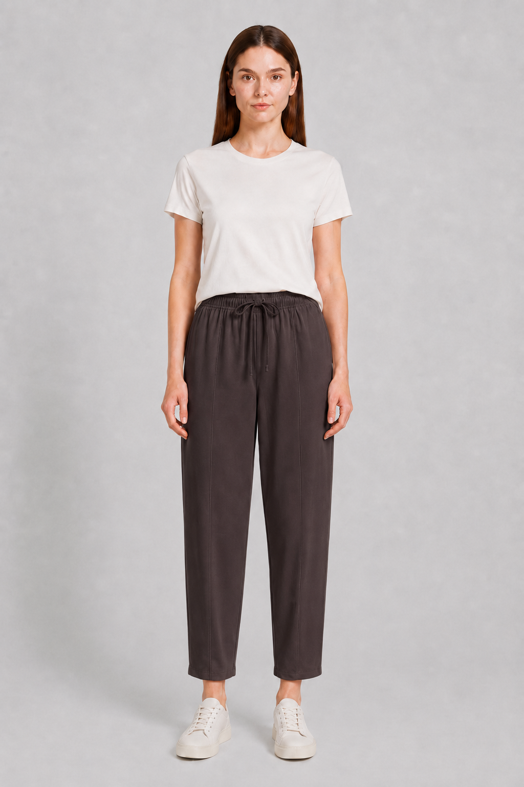 Modal  Konik Pantolon 0037636 - Kahve