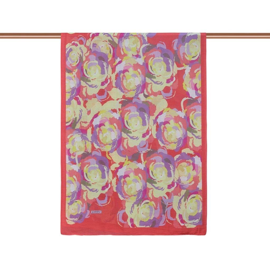 İpekevi 02892 Dört Mevsim Şal - Nar