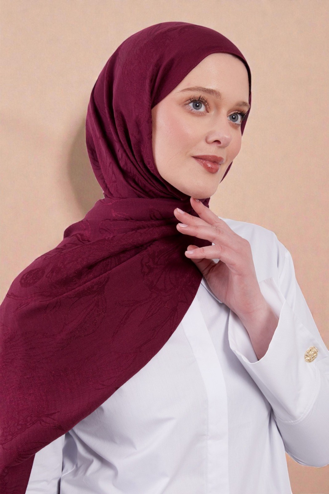 Levidor Naia Şal LNS06 - Mürdüm