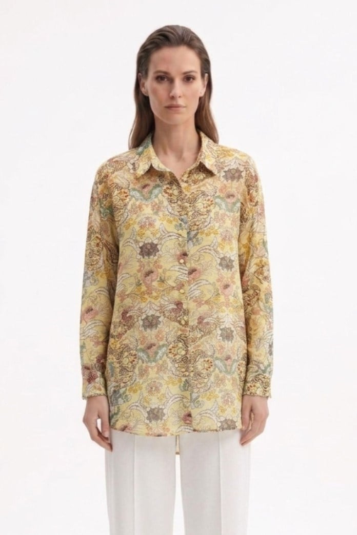 Ghisa 4448 Tunik - Sarı Tunik GHİSA 