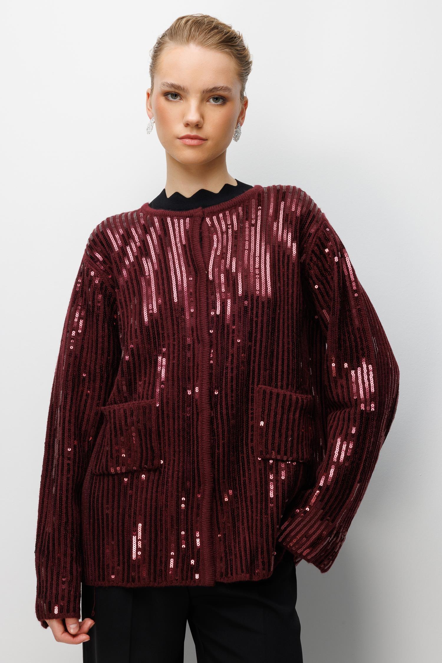 Ghisa 3311 Ceket - Bordo