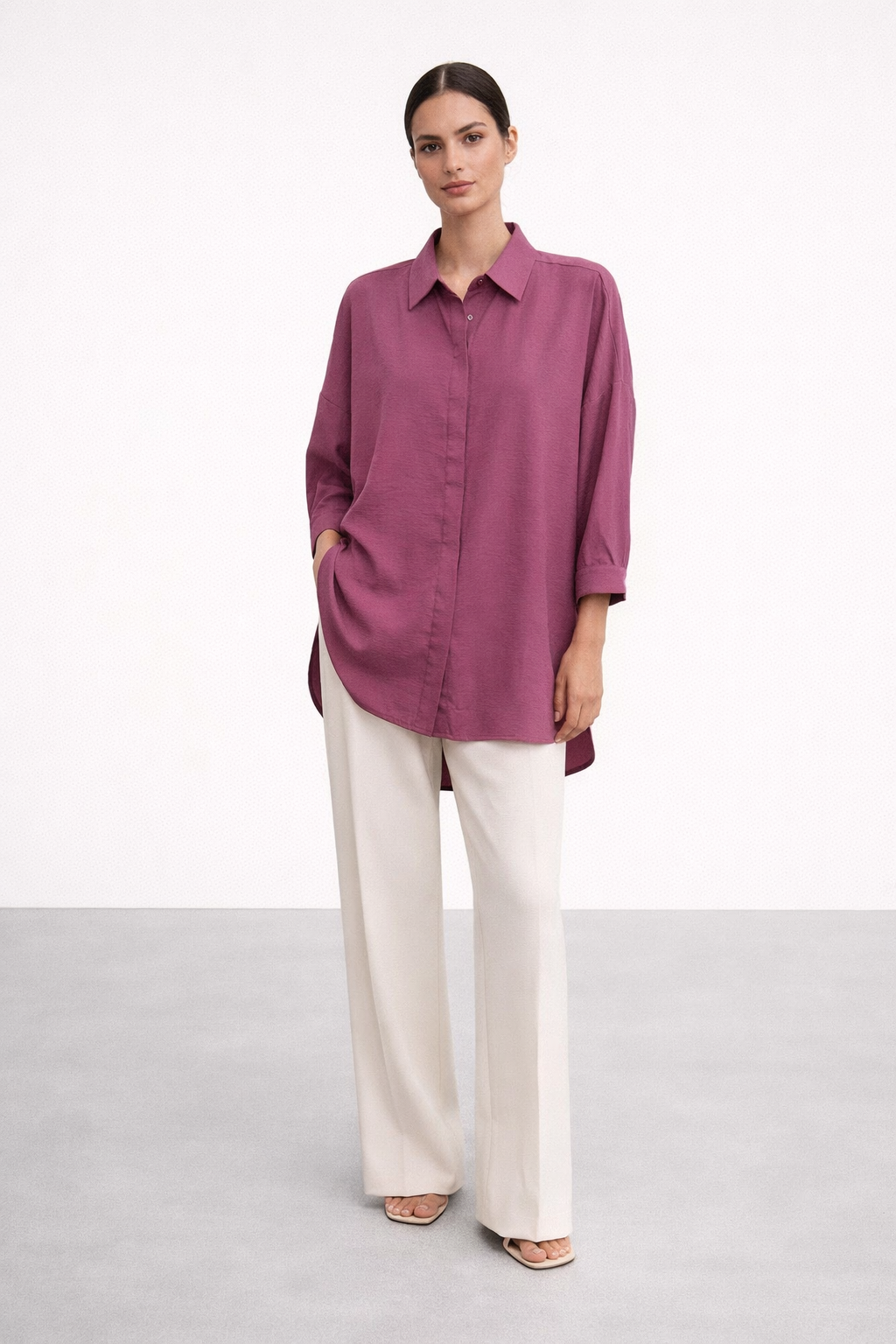 Nuss 3001 Gömlek - Mürdüm