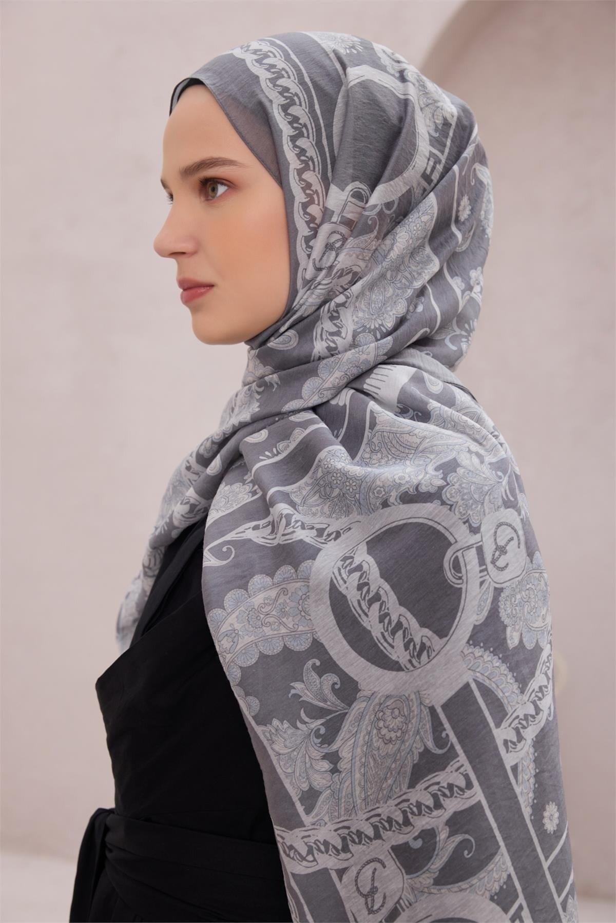 Belli Fresh Rozy 1866 Şal - Gri