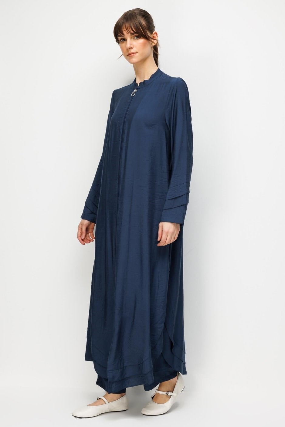 Micca 261585M Aller Yırtmaç Detaylı Kap - Lacivert