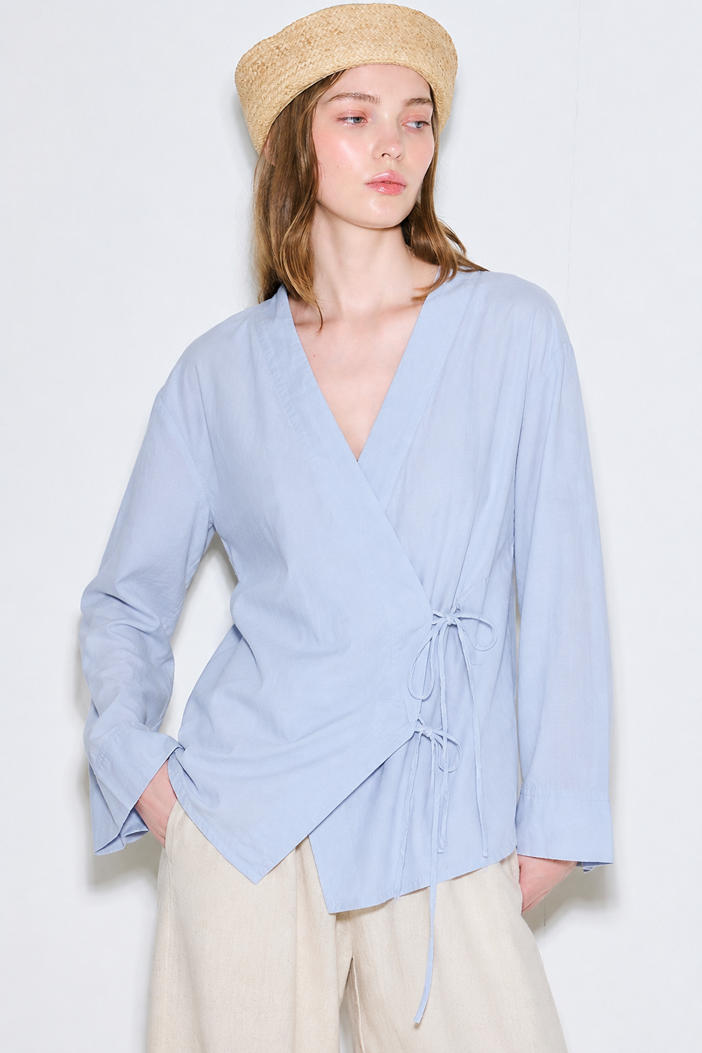 Bağlama Detaylı Kap 0037275 - Mavi