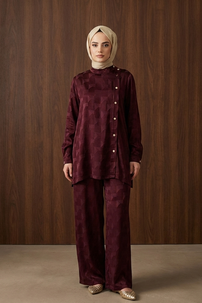 Ghisa 4196 Takım - Mürdüm