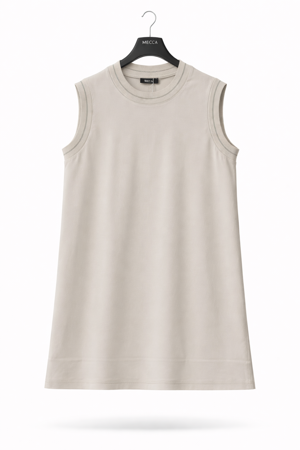 Micca 252404M Sıfır Kol İçlik Tunik - Taş