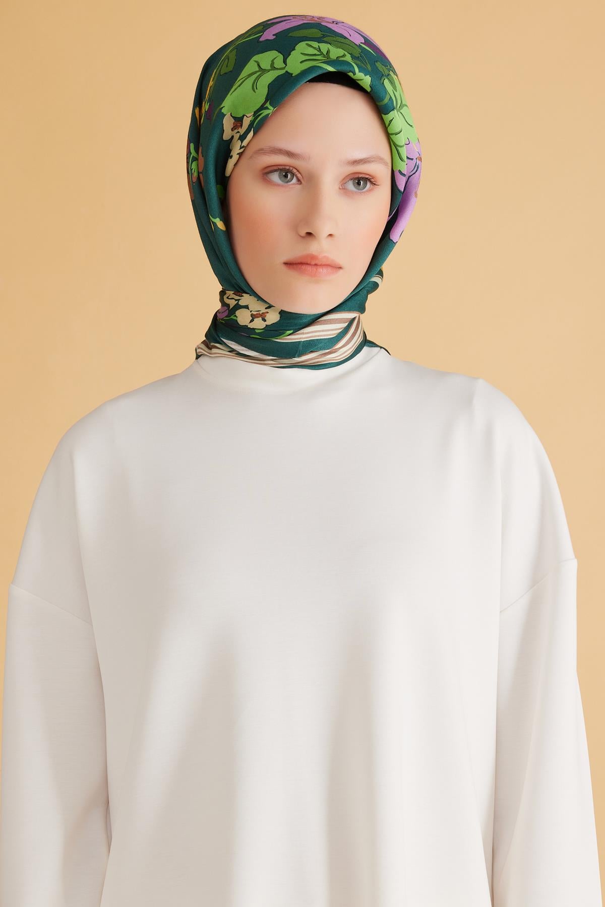 Belli Fresh Pure Eşarp 1 - Zümrüt