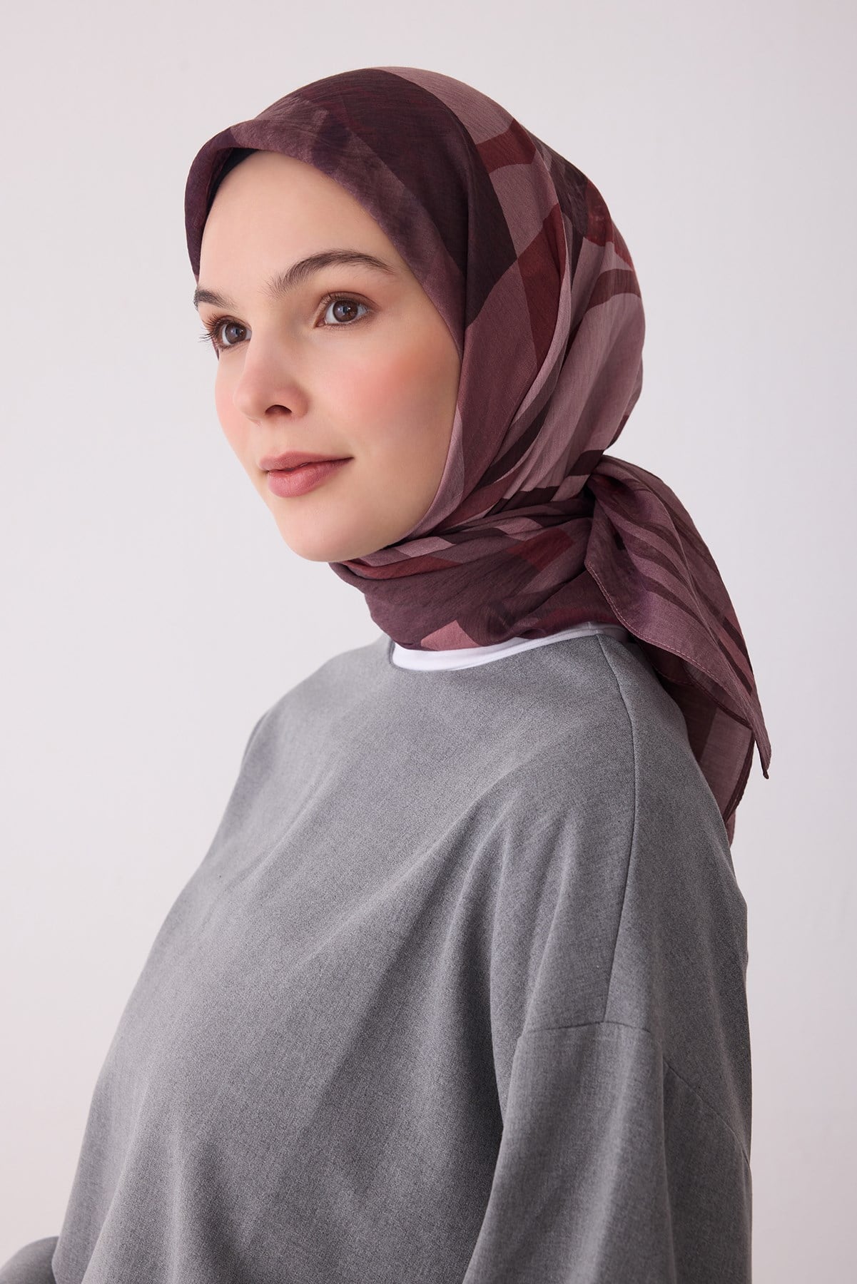 Belli Fresh Rozy Eşarp 3286 - Bordo