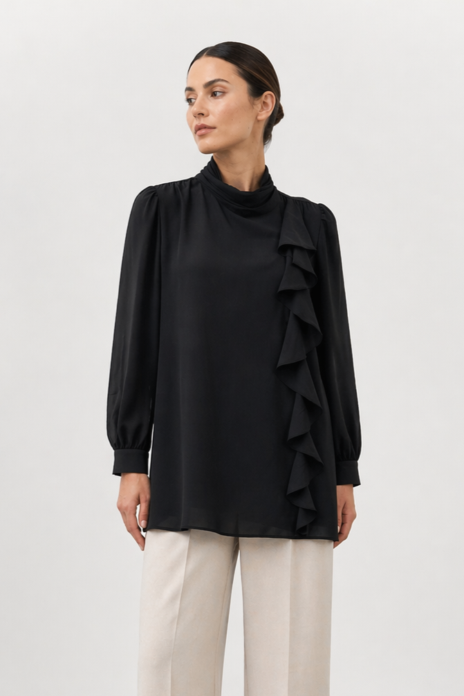 Ghisa 4343 Tunik - Siyah