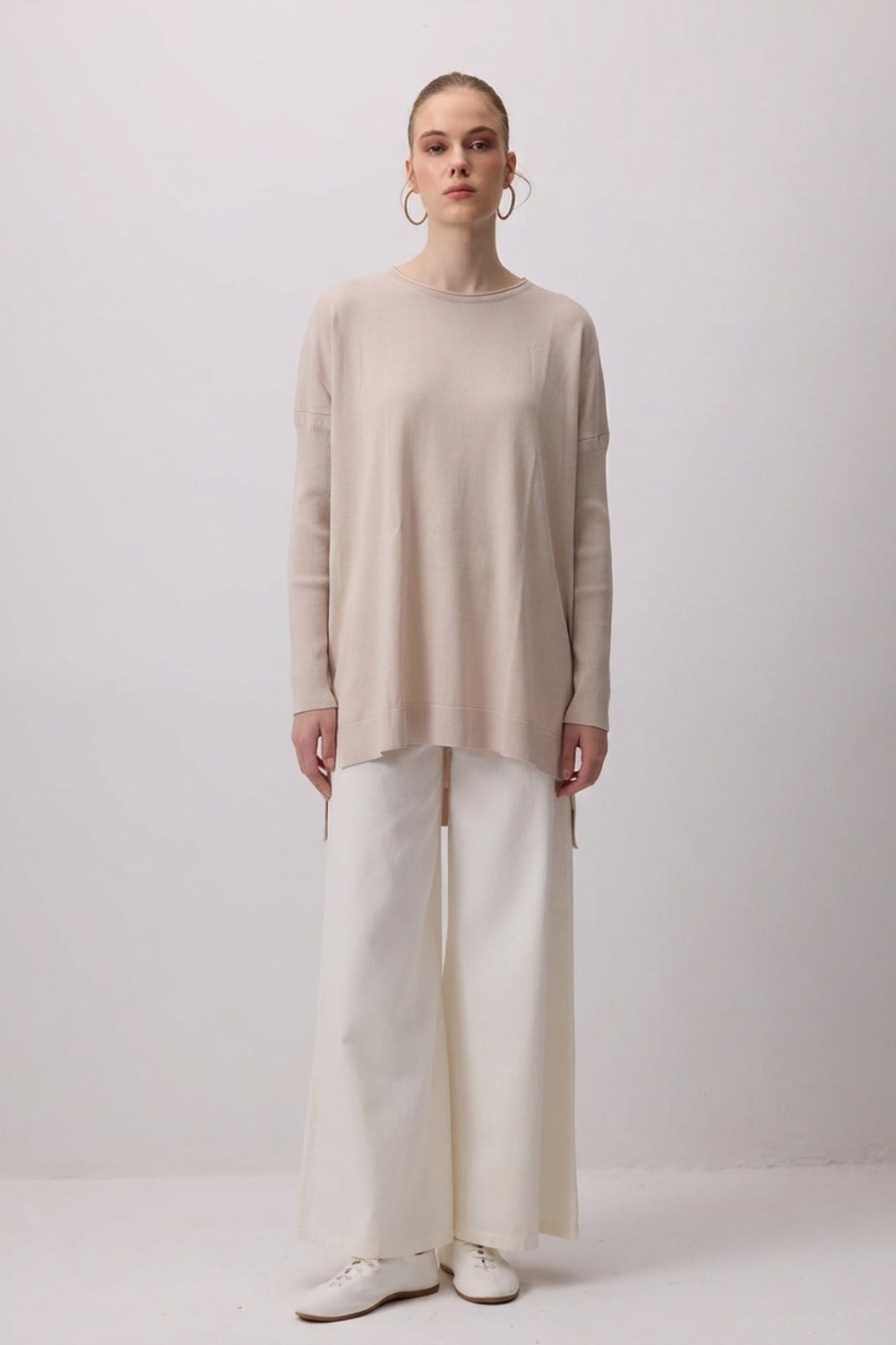 Nuss 116 TUNİK Bej Tunik NUSS 