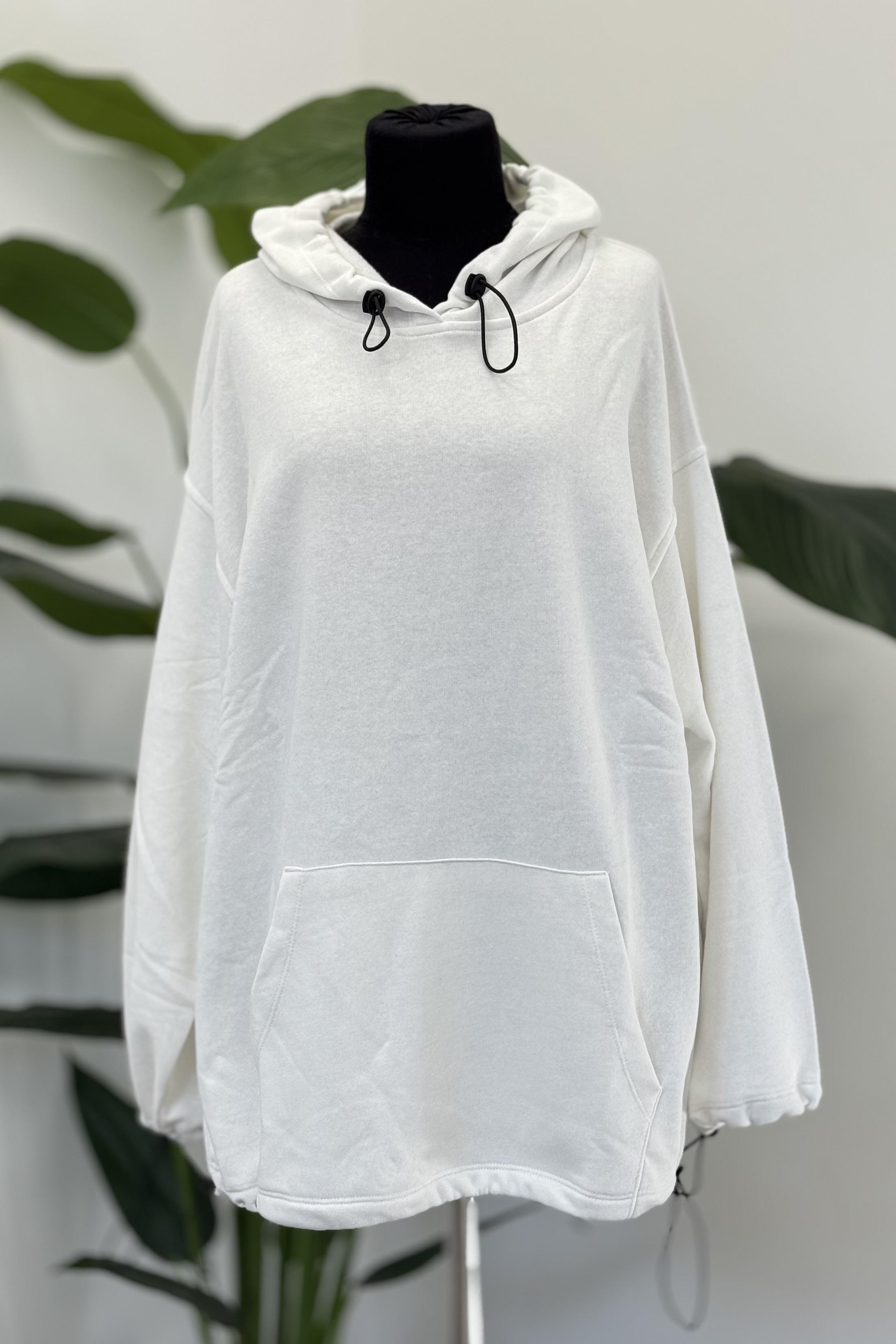 Lastik Detaylı Tunik 3188 - Ekru
