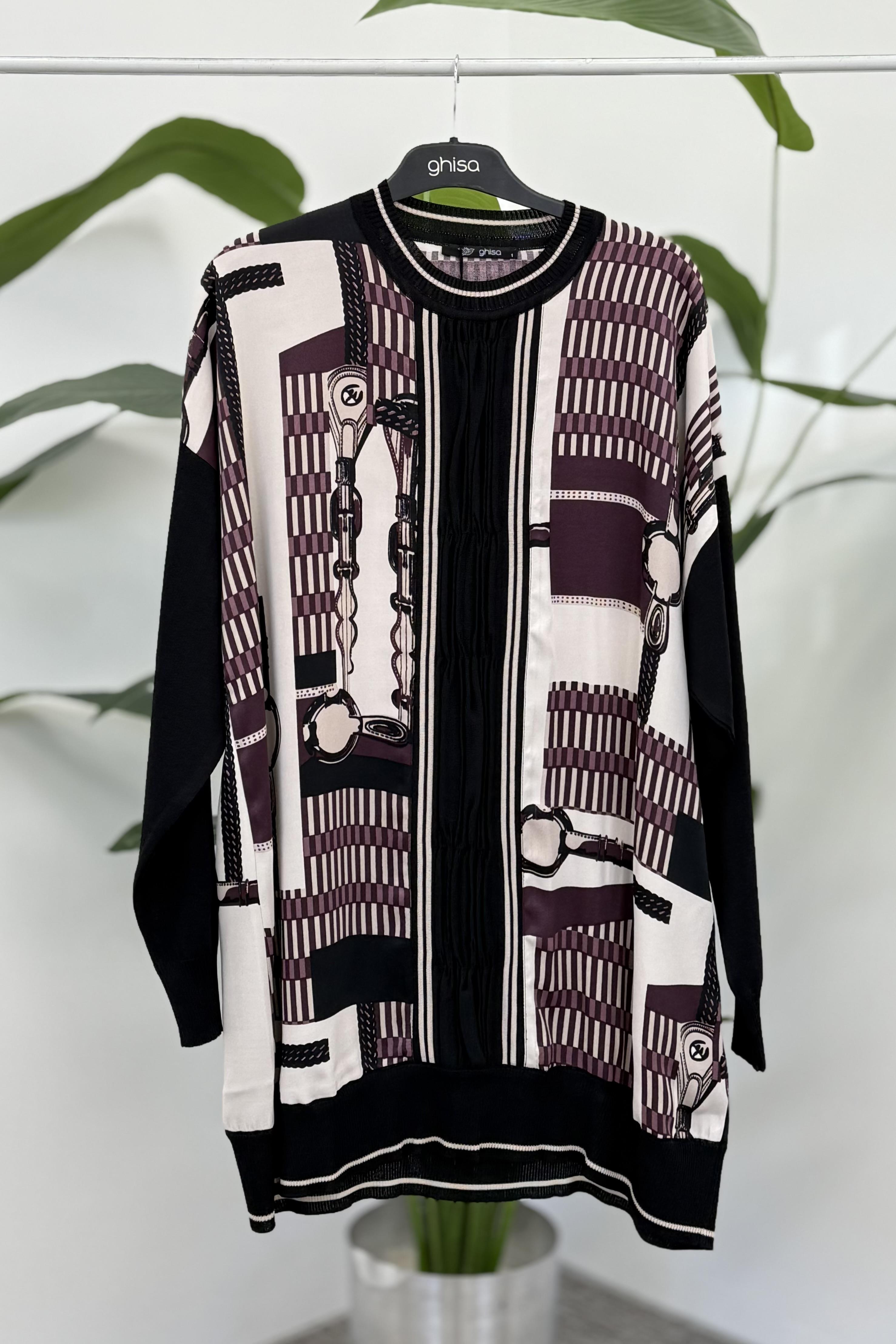 Ghisa 4148 Tunik - Bordo