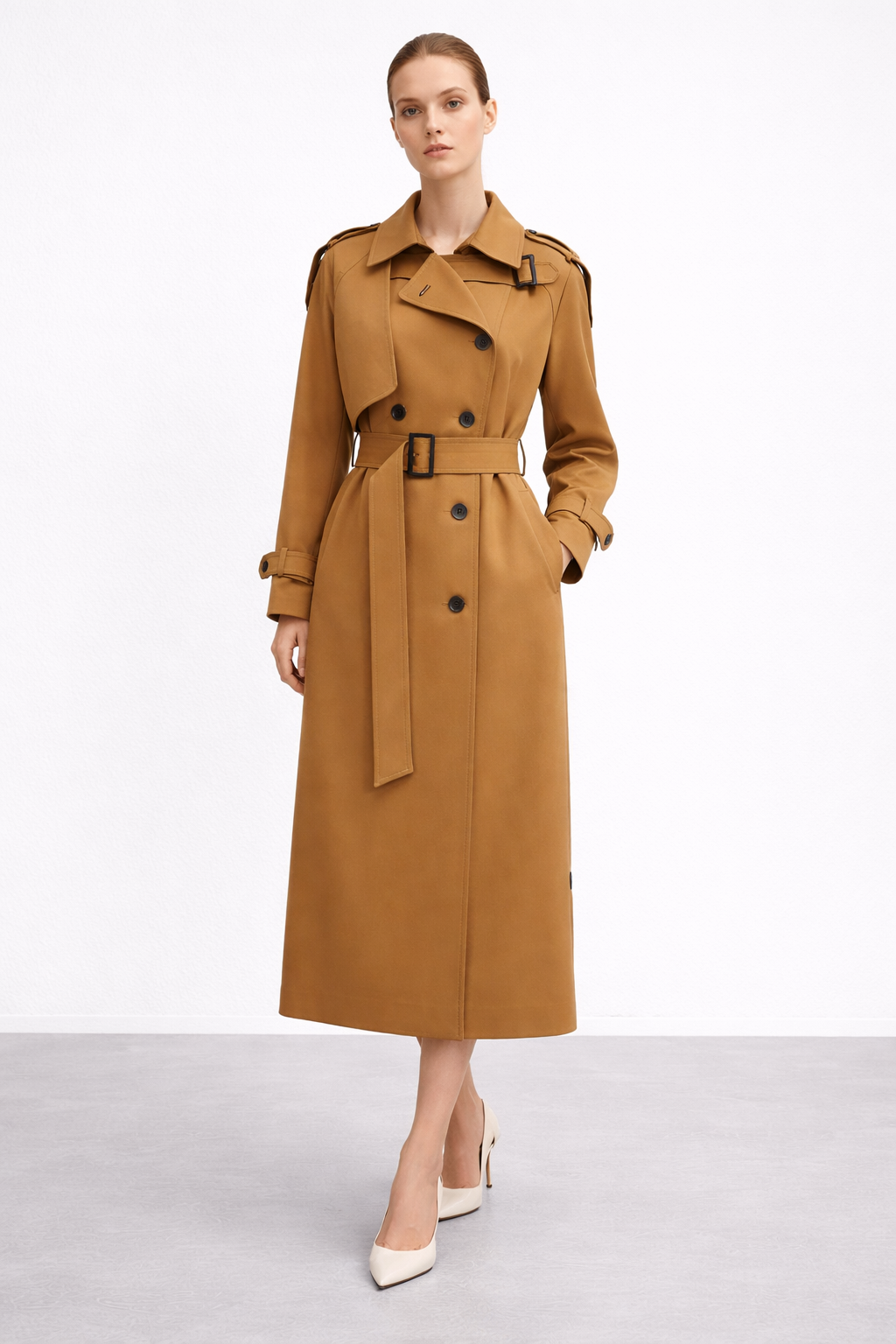 Missemramiss 5343 Rose Trençkot - Camel