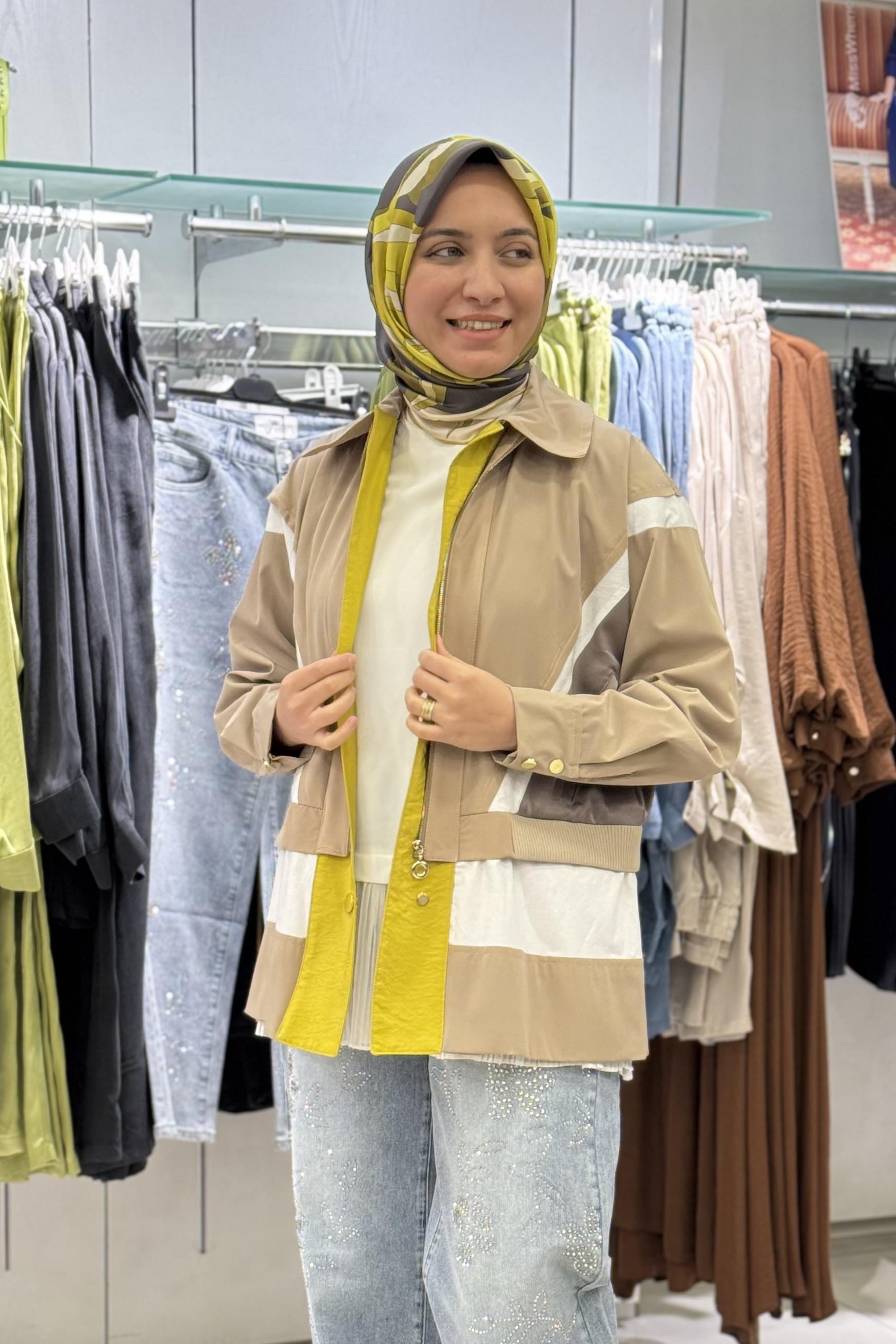 GHİSA Ghisa 3022 Ceket - Camel Ghisa 3022 Ceket - Bilen Giyim Ceket 