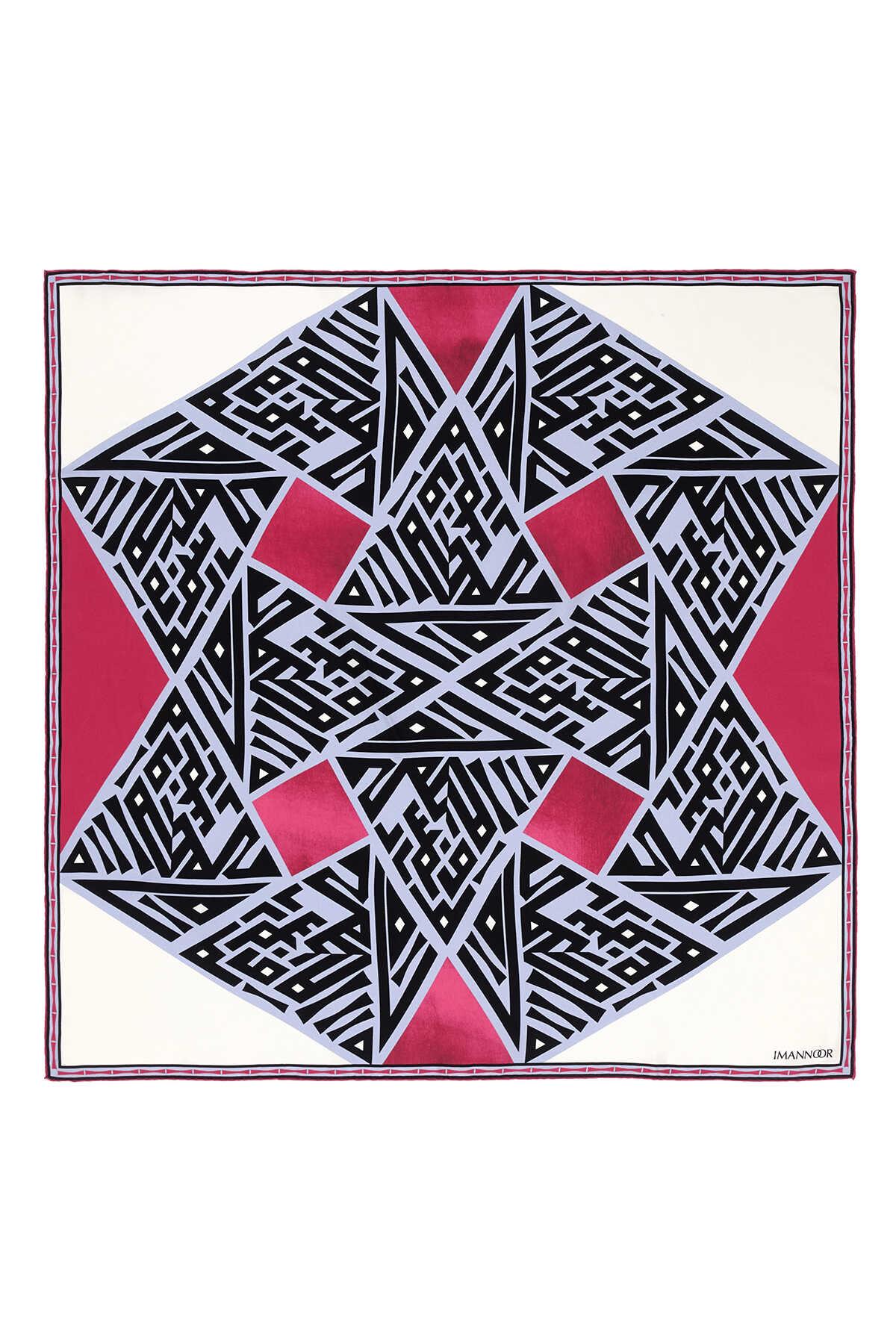 İMANNOOR İmannoor Uçurtman Eşarp 241-1001 - Kırmızı  Eşarp