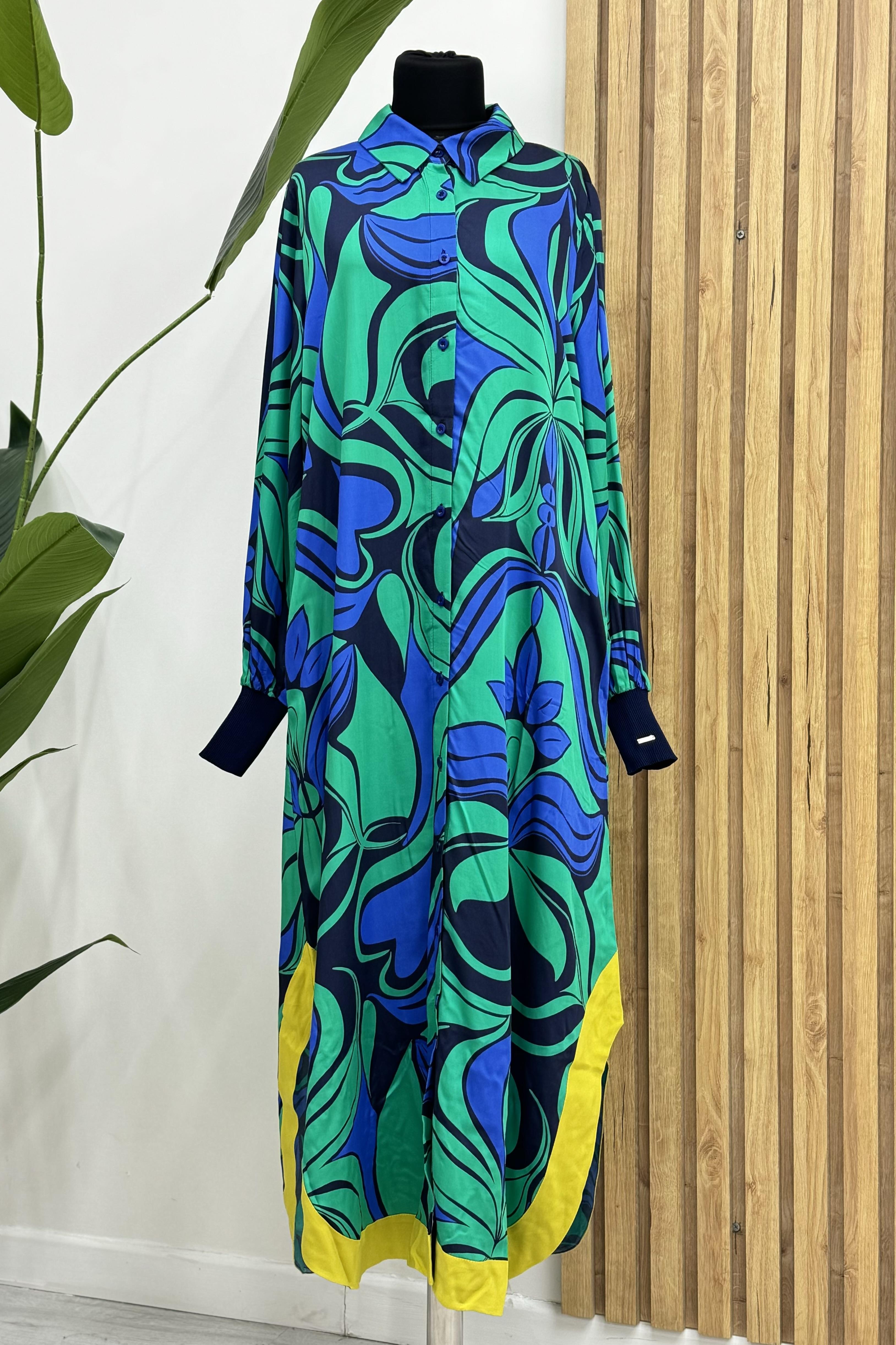 İNVEE İnvee 6895 Gömlek Yaka Uzun Tunik - Benetton  Tunik