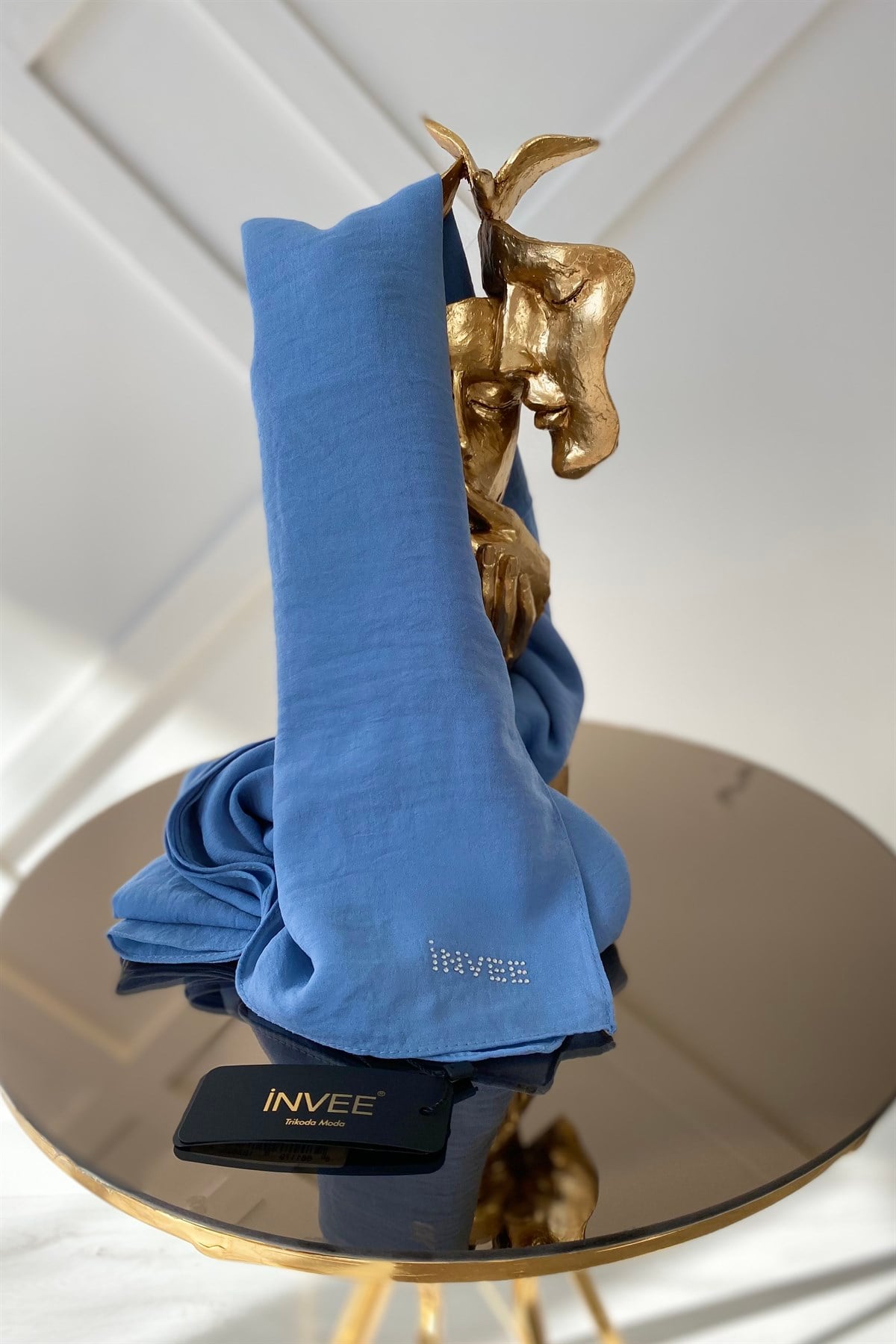 İNVEEİnvee 1246 Caz Şal - Berrak Mavisi