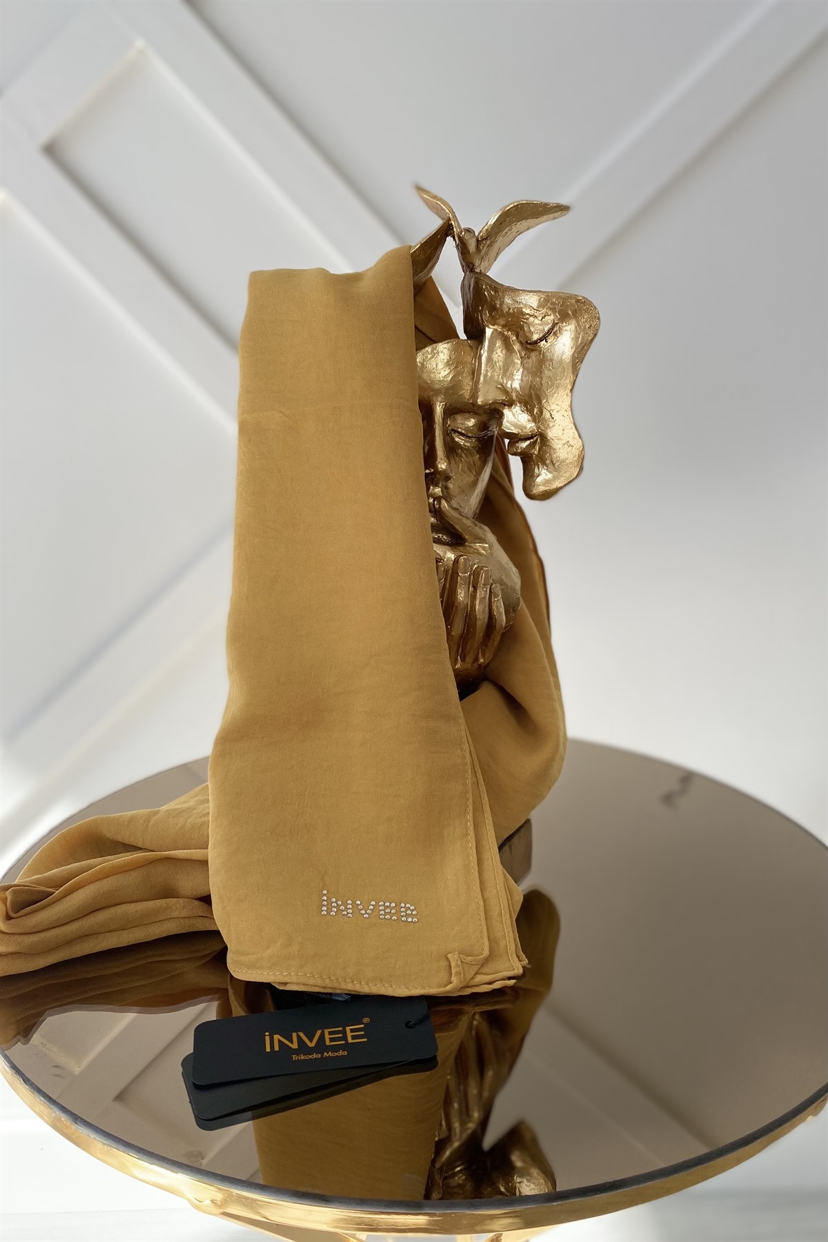 İNVEEİnvee 1246 Caz Şal - Hardal