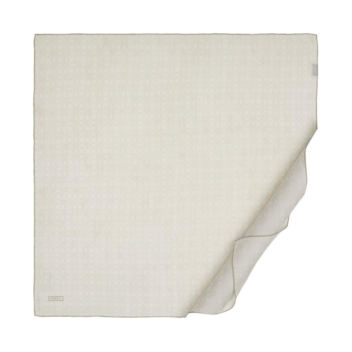 İPEKEVİ İpekevi 04358 Dört Mevsim Monogram Eşarp - Kum Beyazı  Eşarp 