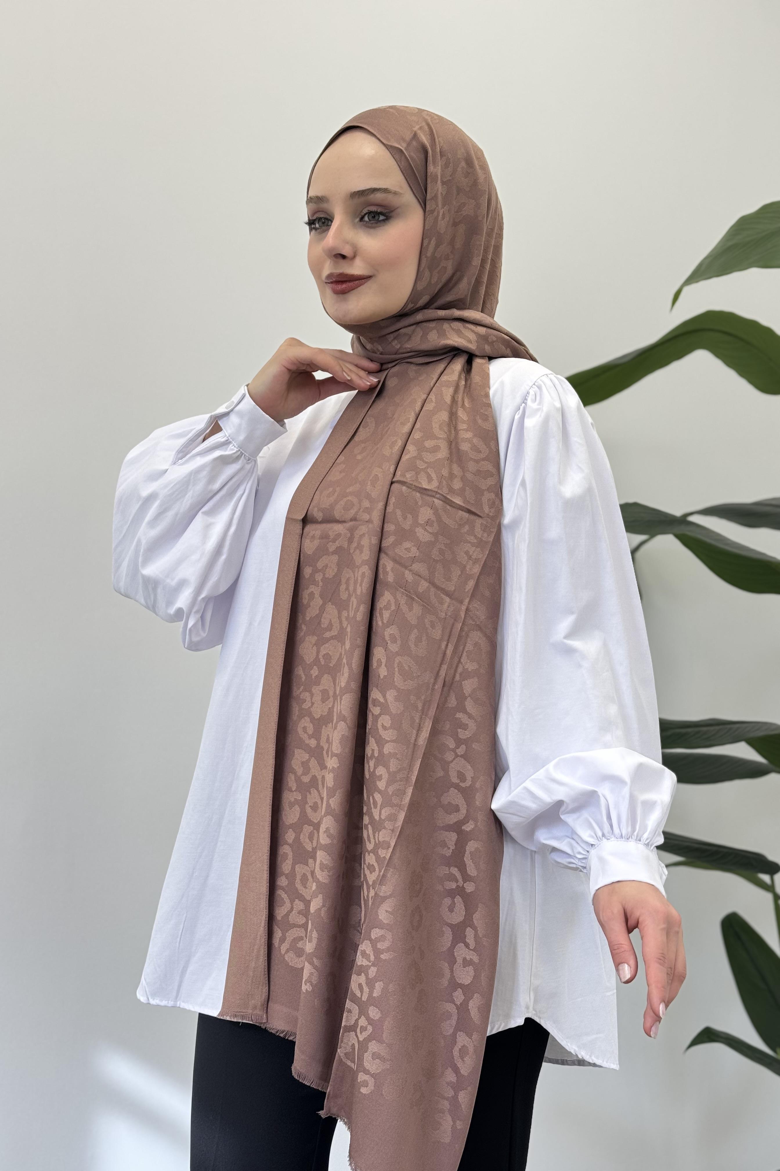 LEVİDOR Levidor 11181 Cashmere Şal - Tarçın  Şal 