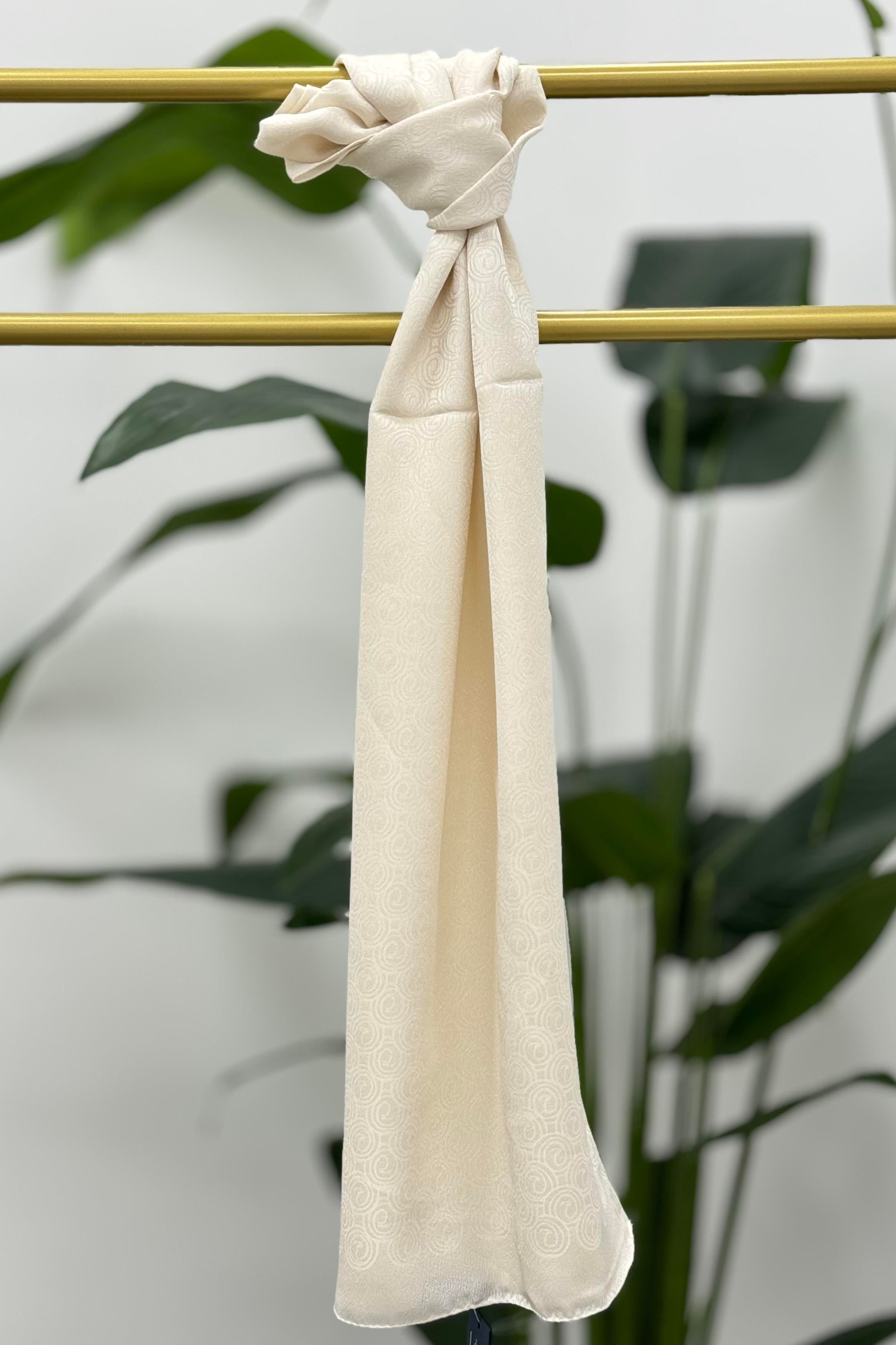 LEVİDOR Levidor 18282G Halka Detay Jakarlı Janjan Şal - Bej Levidor 18282G Halka Detay Jakarlı Janjan Şal - Bej- Bilen Giyim Şal 