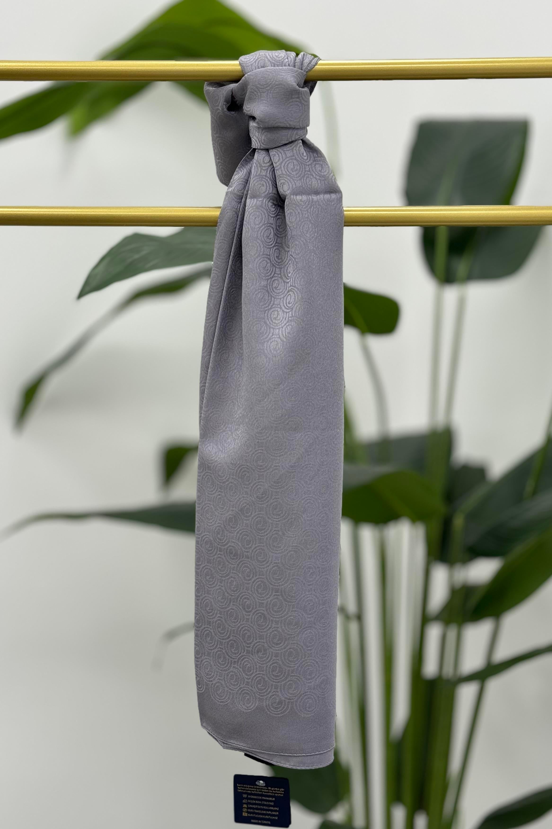 LEVİDOR Levidor 18282G Halka Detay Jakarlı Janjan Şal - Duman Levidor 18282G Halka Detay Jakarlı Janjan Şal - Duman- Bilen Giyim Şal 