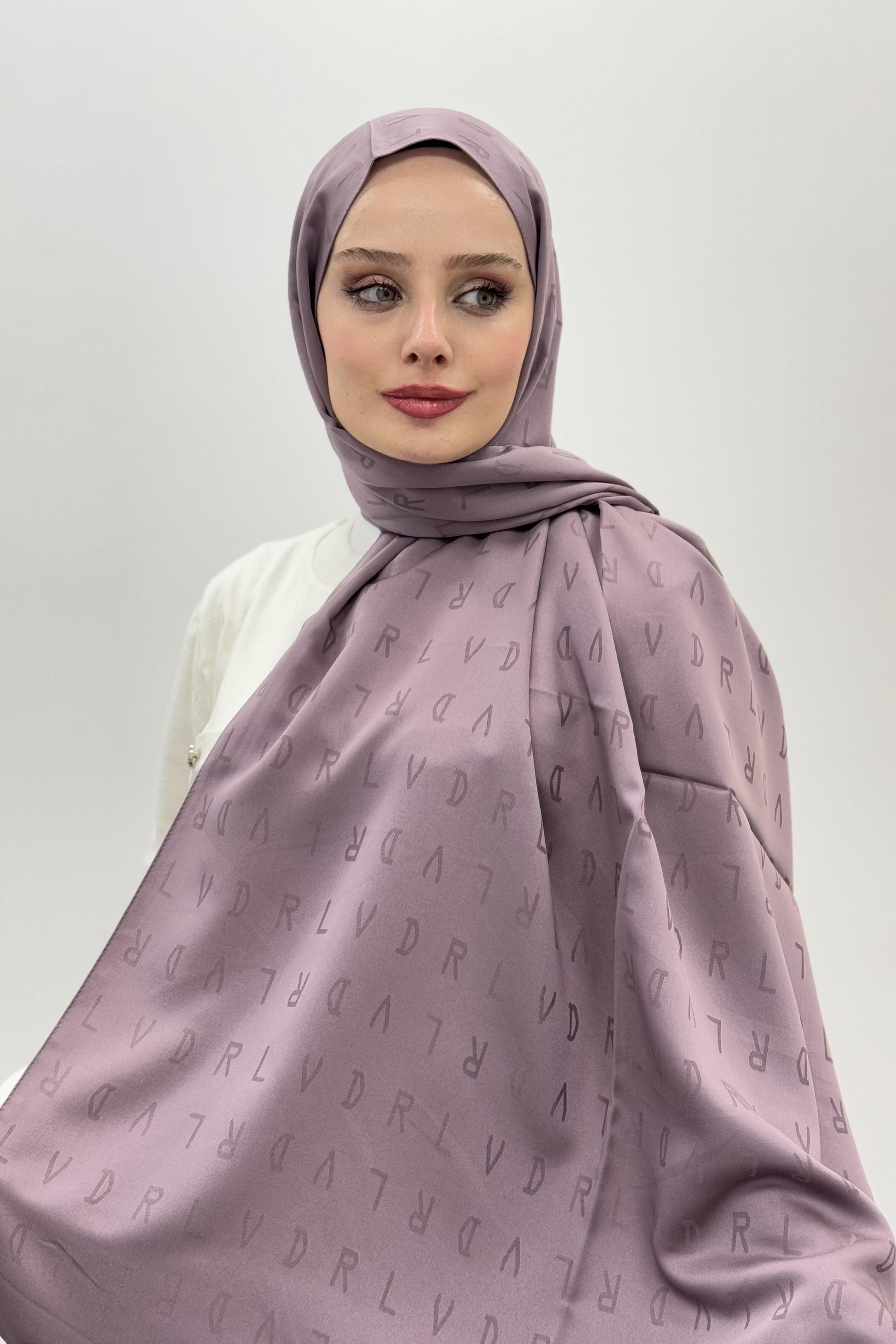 LEVİDOR Levidor 18559 Blue Jakar Şal - Leylak  Şal 