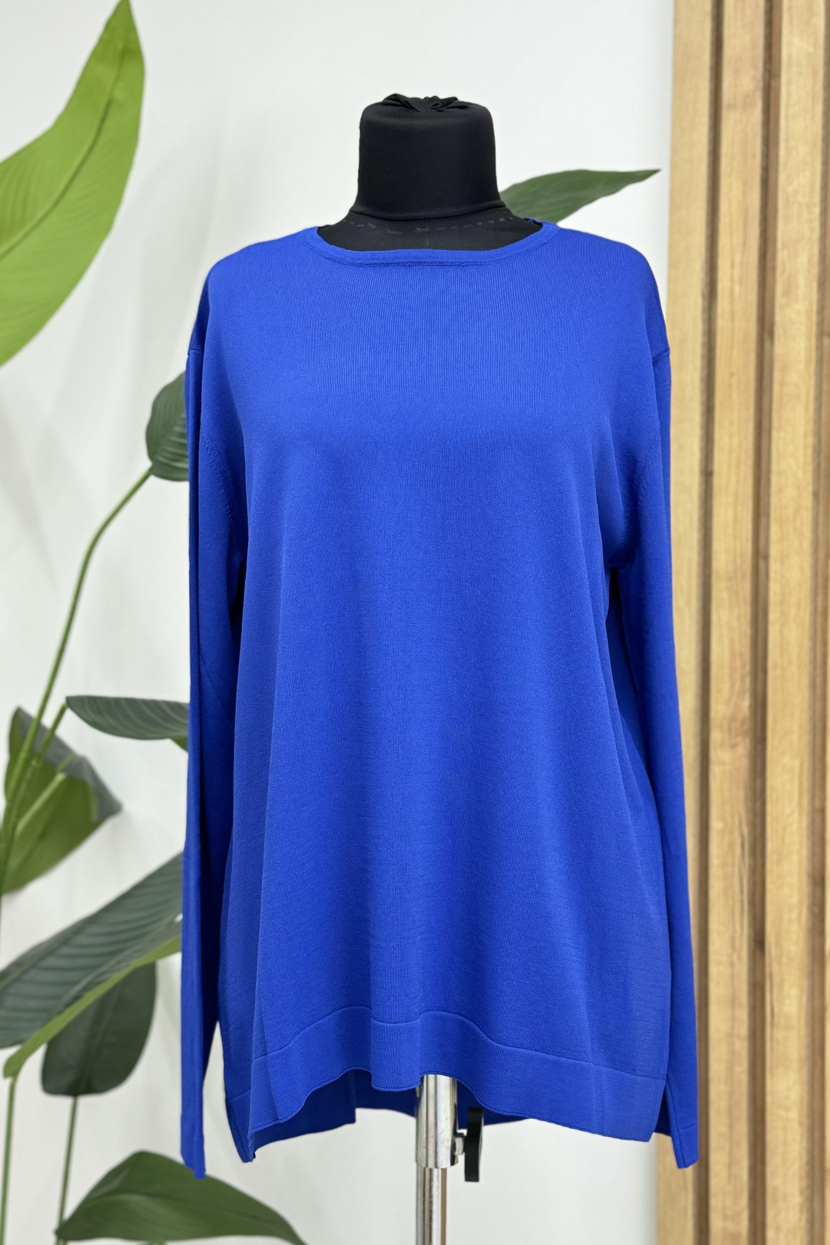 PUANE Merserize Basic Bluz 10481 - Saks  Bluz & Gömlek