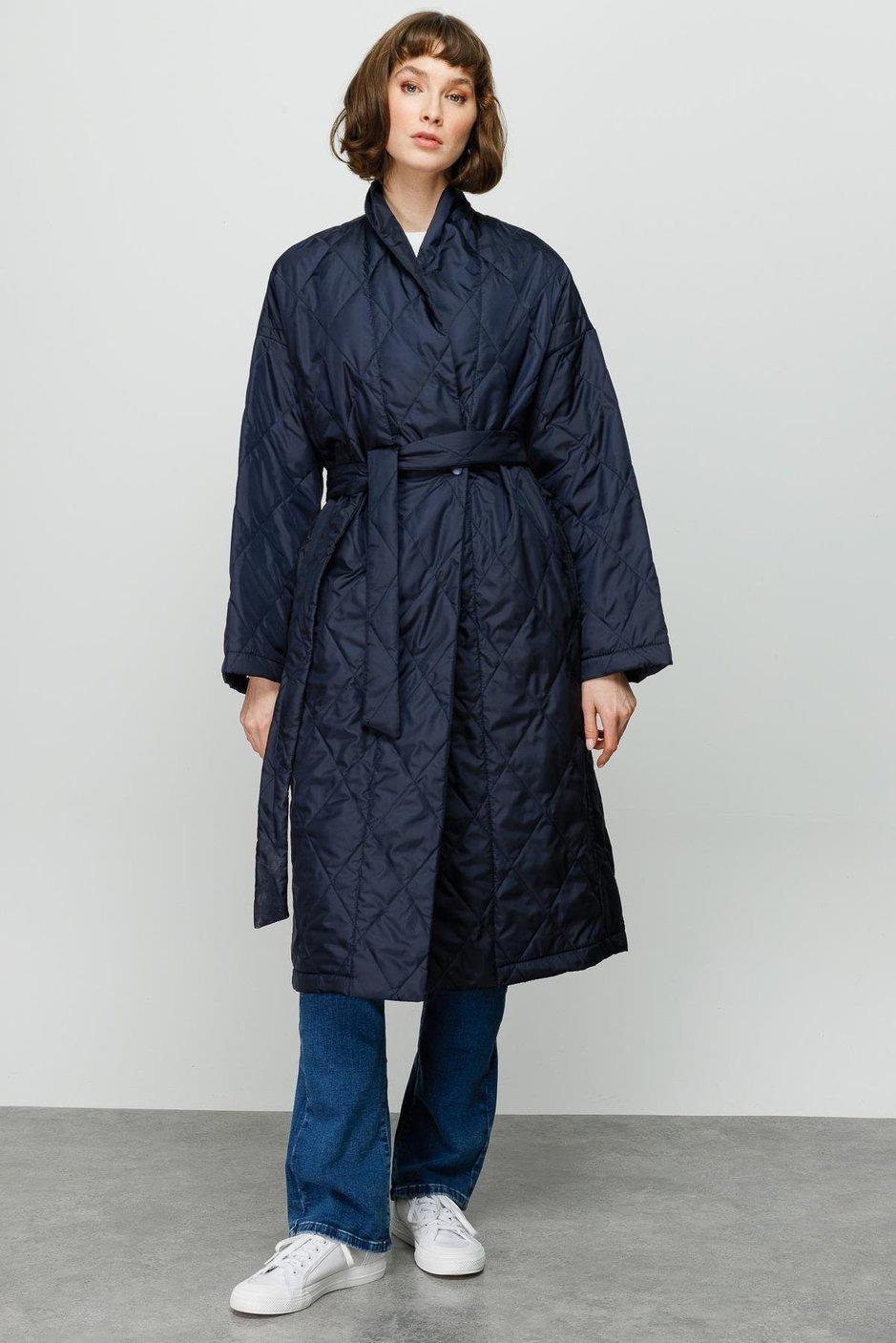 MİCCA Micca 231575M Twill Kapitone - Lacivert  Kaban & Mont 