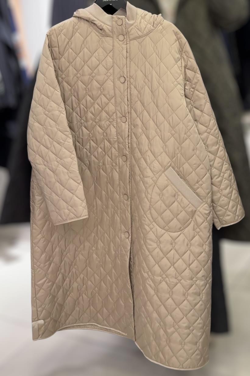 MİCCA Micca 242543M Triko Garni Detay Kaban - Taş  Kaban & Mont 