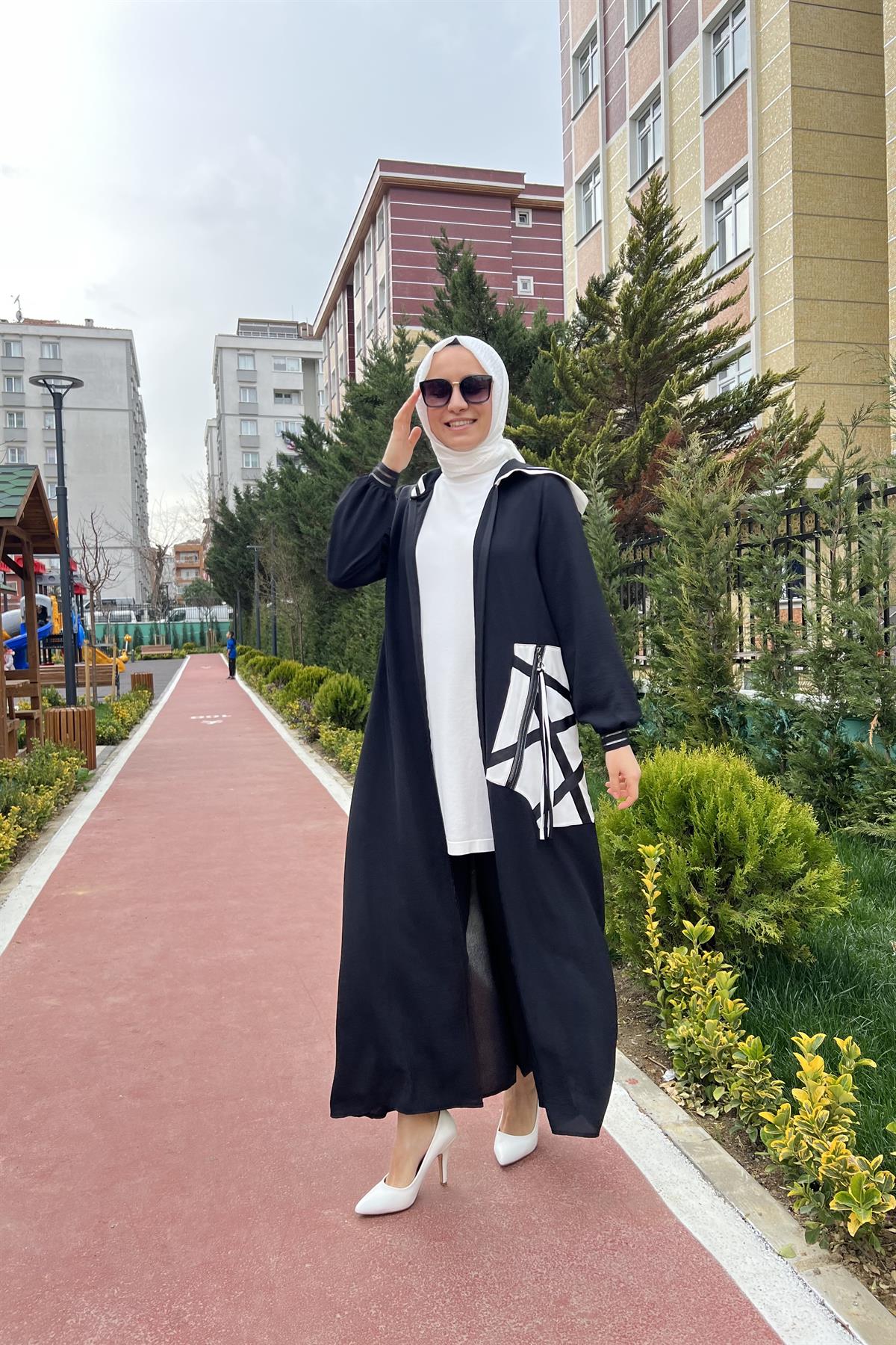 Micca 231842M Spor Cepli Kap - Siyah Pardesü & Ferace MİCCA & SPOZA