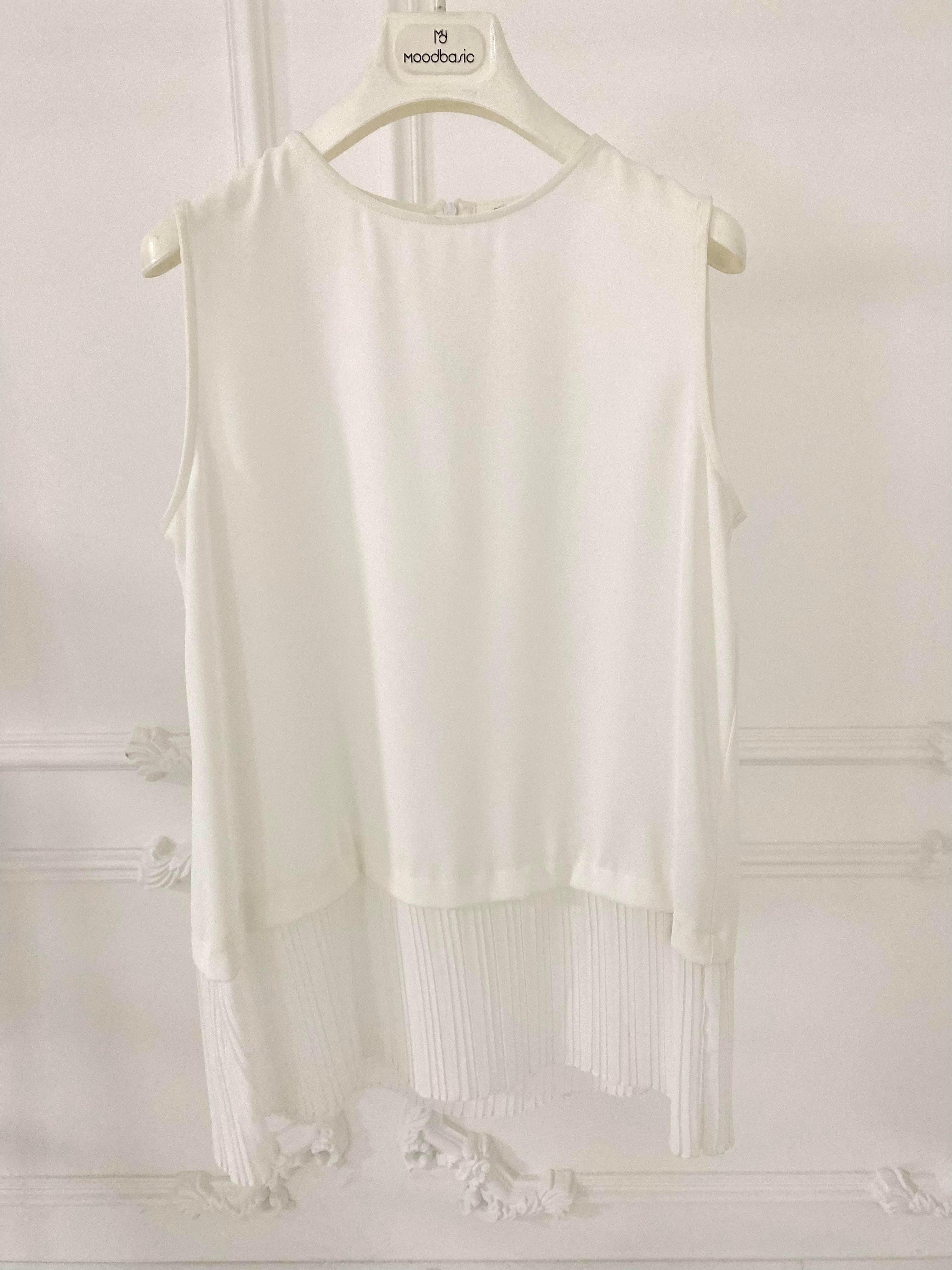 MOODBASİC Moodbasic Mb01.19 Etek Ucu Pliseli İçlik - Ekru Moodbasic Mb01.19 Etek Ucu Pliseli İçlik - Ekru - Bilen Giyim İçlik