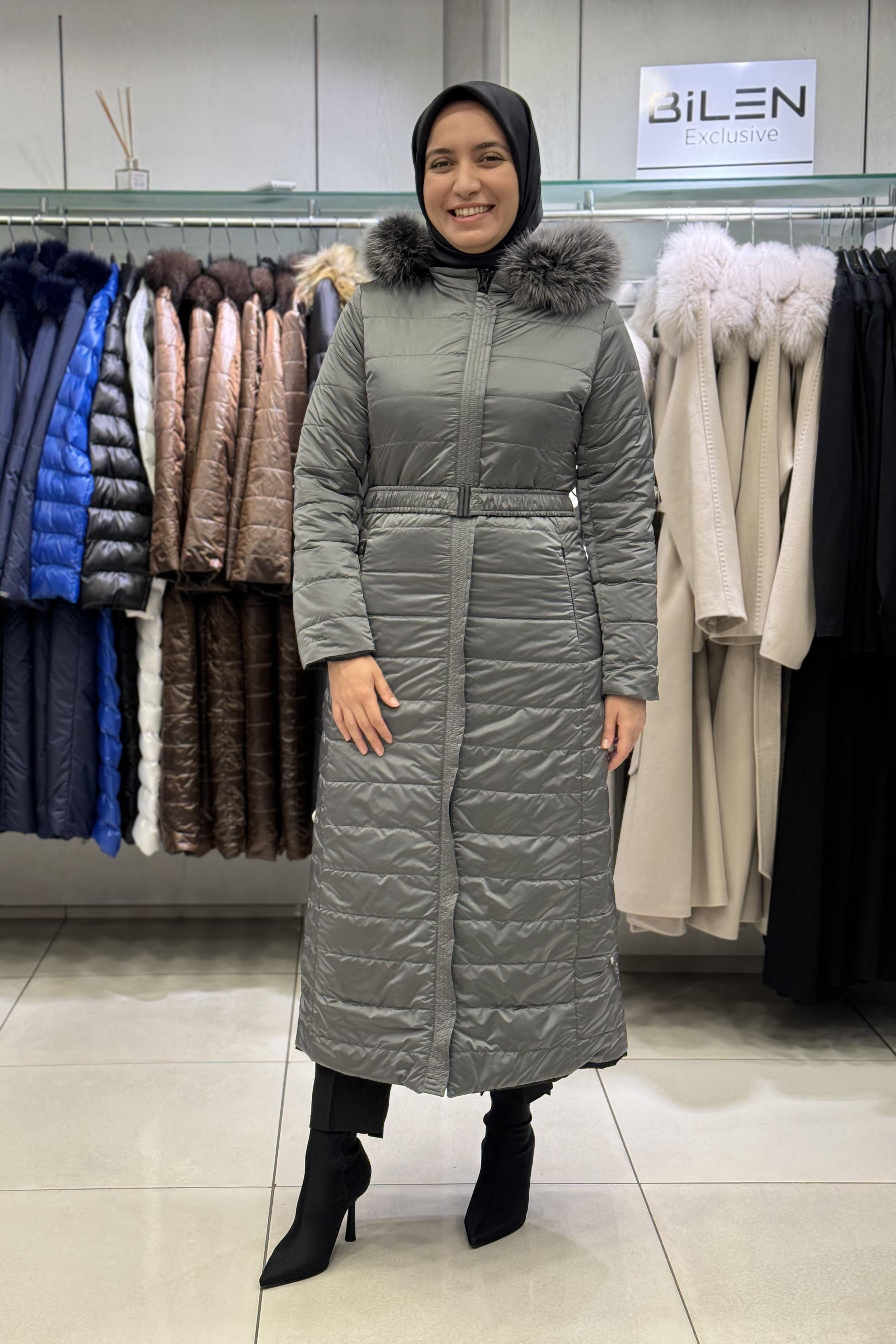 NCL Ncl 23590 Çift Taraflı Metalik Mont - Siyah - Gümüş  Kaban & Mont