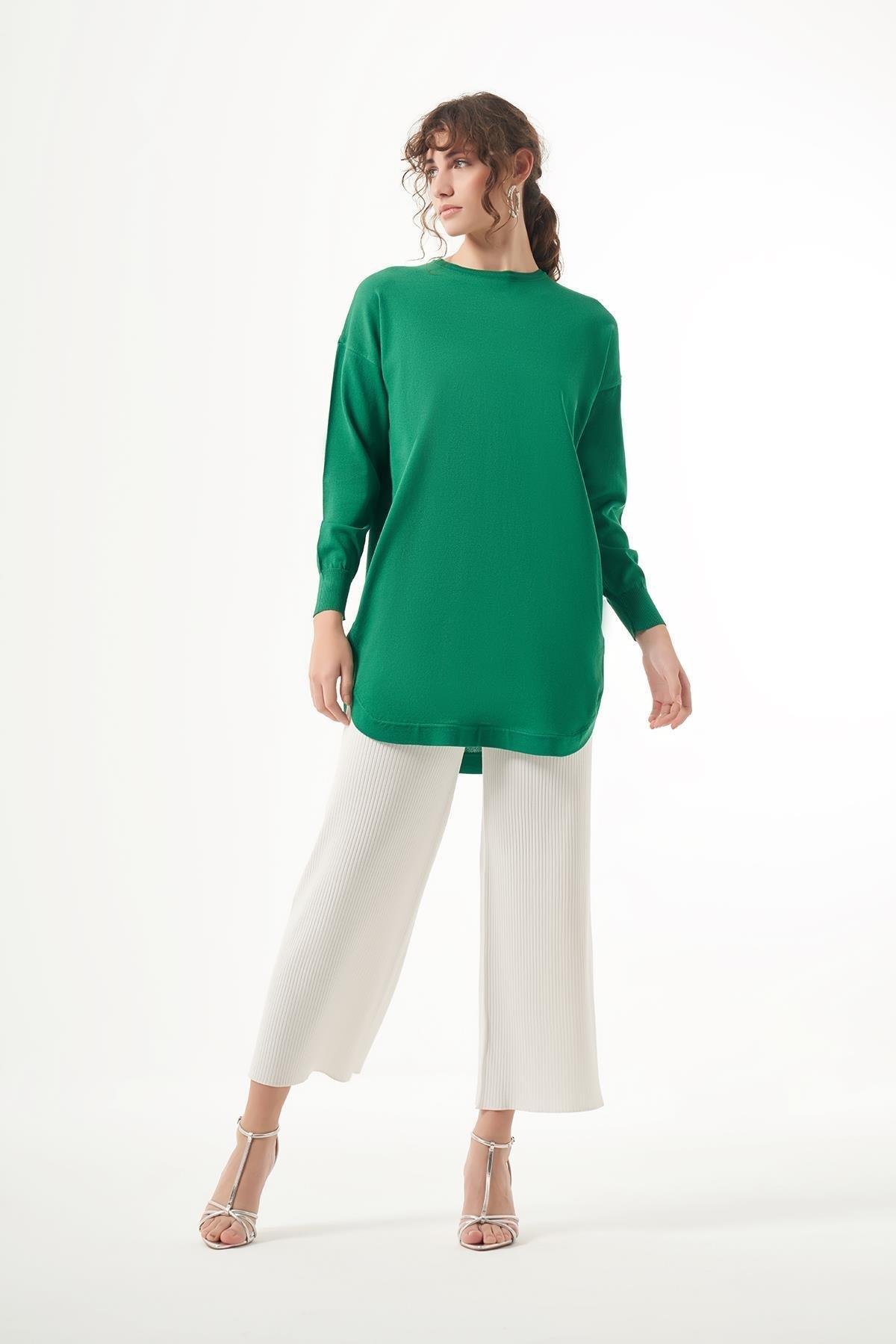 NUSS Nuss 1200 Eteği Oval Kesim Merserize Tunik - Benetton  Tunik 