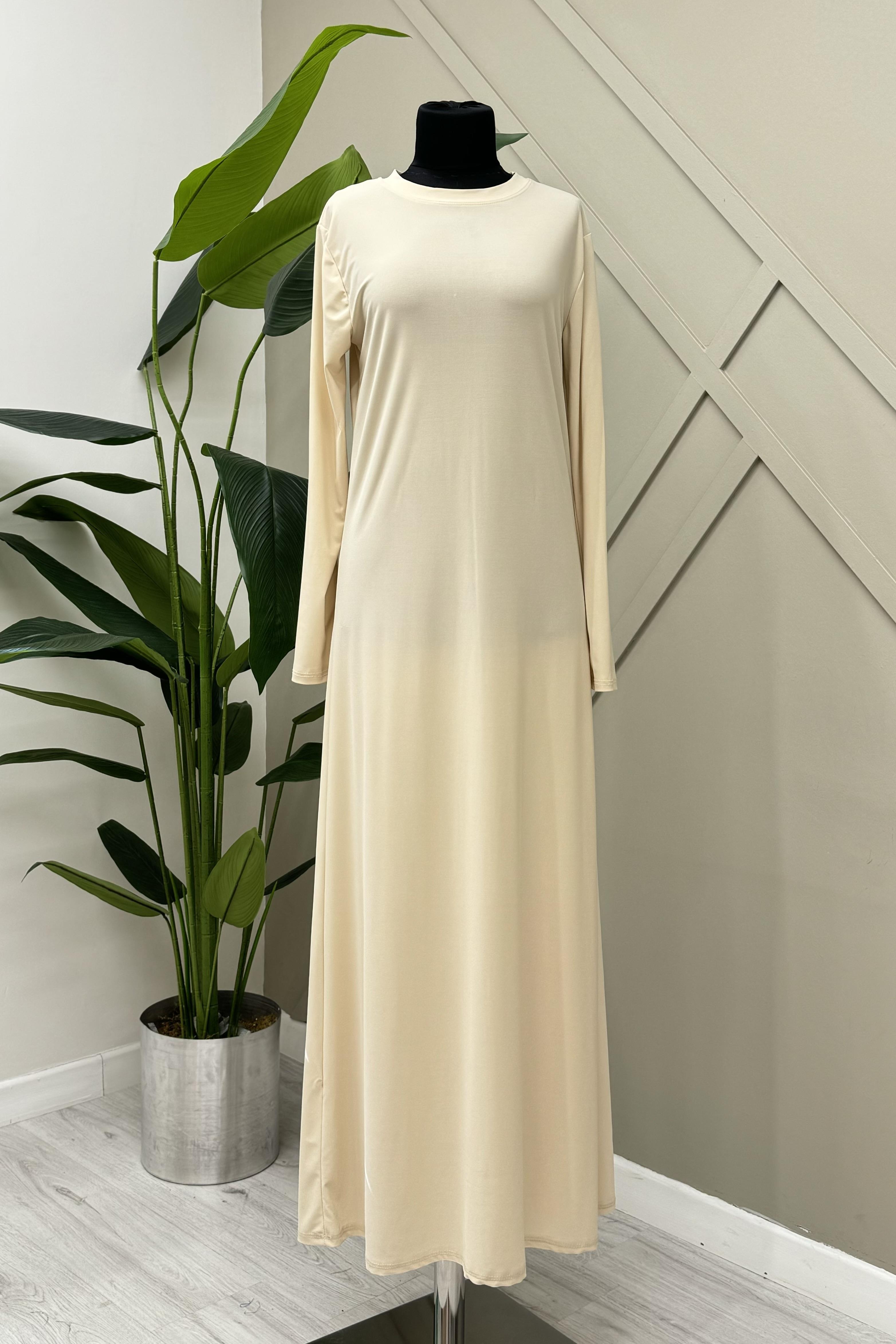 ETRUCCİ Sandy Uzun Kol İçlik Elbise 3803 - Bej Sandy Uzun Kol İçlik Elbise 3803 - Bej - Bilen Giyim  İçlik 