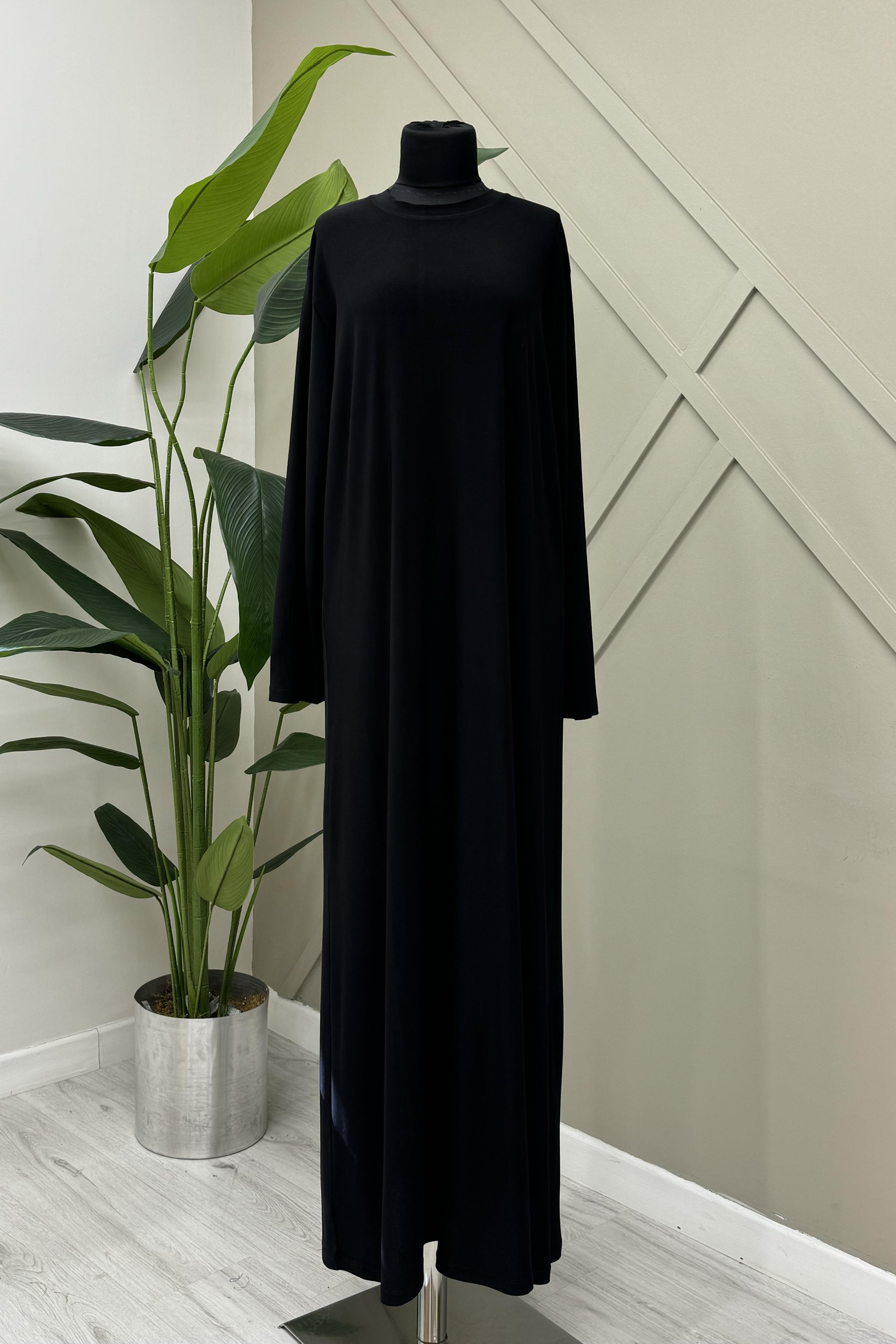 ETRUCCİ Sandy Uzun Kol İçlik Elbise 3803 - Siyah Sandy Uzun Kol İçlik Elbise 3803 - Siyah - Bilen Giyim  İçlik 