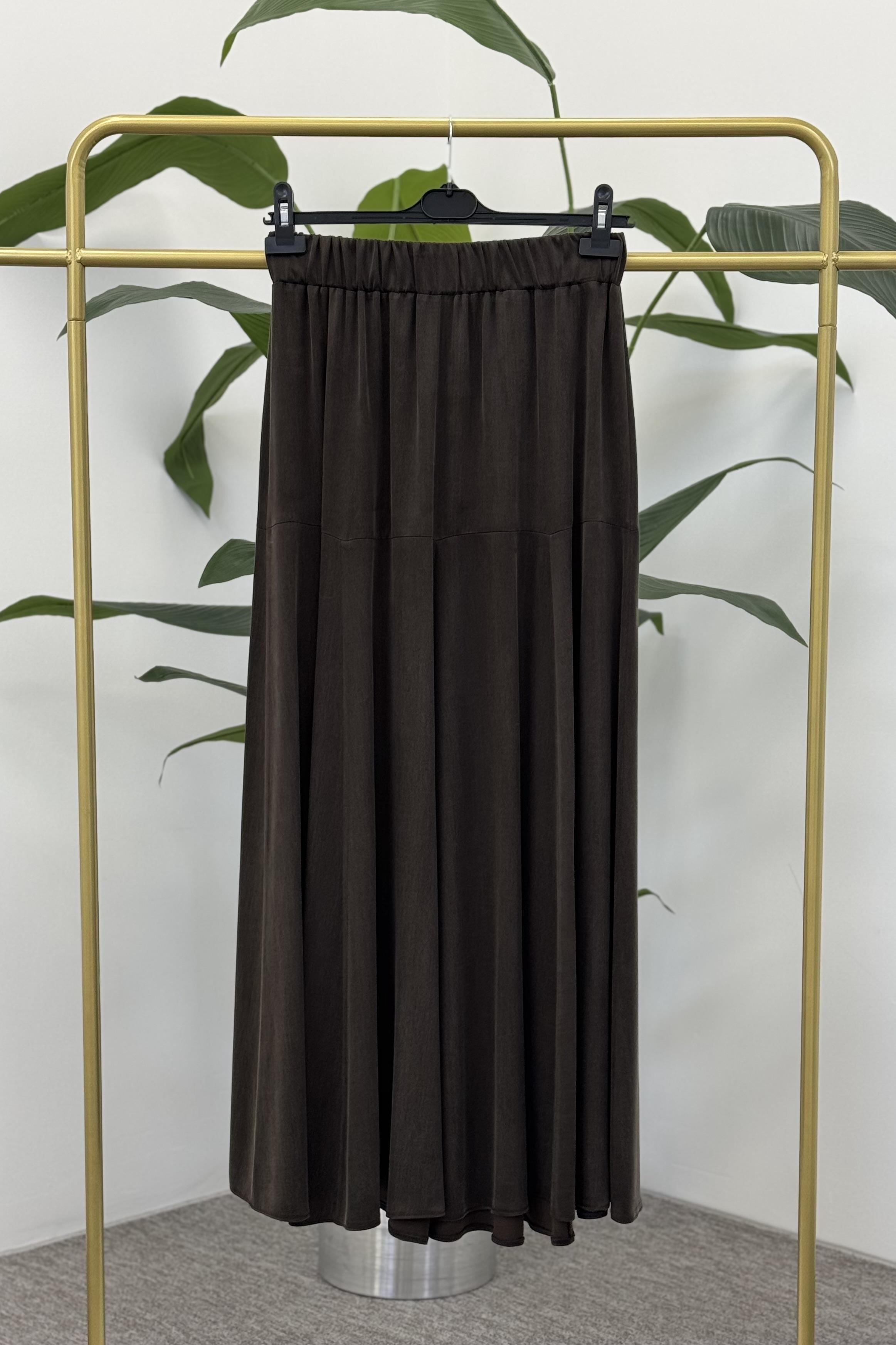 Sentez 5459 Aden İpek Cupra Etek - Bilen Giyim