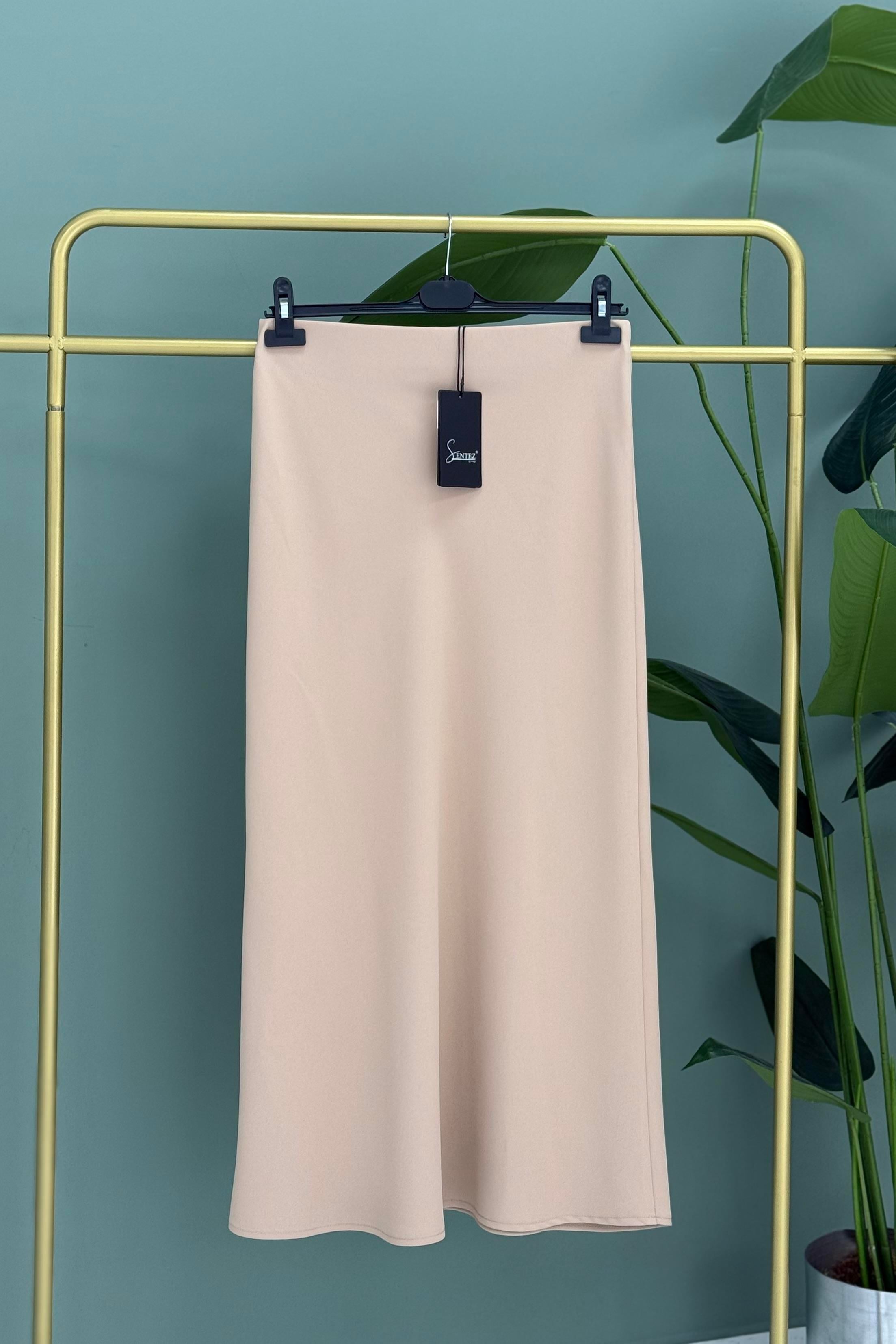 SENTEZ Sentez 5462 Nil Çan Etek - Bej Sentez 5462 Nil Çan Etek - Bilen Giyim Etek 