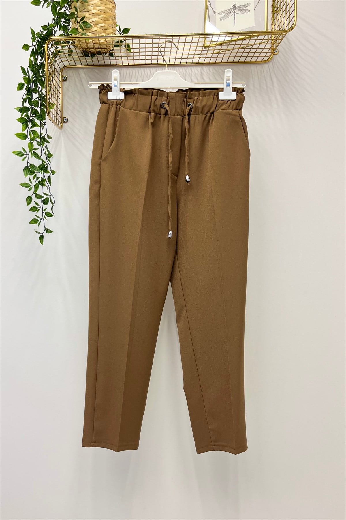 Spor Double Lastikli Pantolon 1314 - Kahve