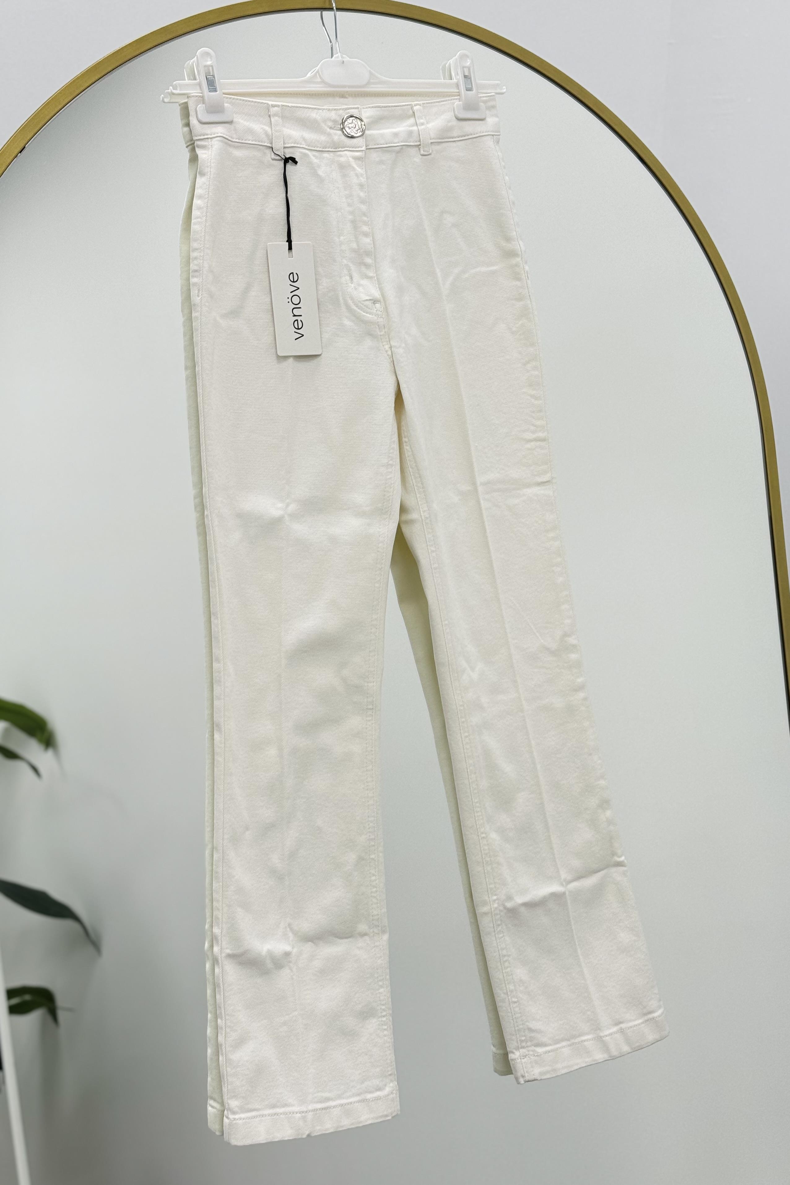 VENÖVE Venöve 24Fwjea0002 Oloren Pantolon - Ekru  Pantolon 