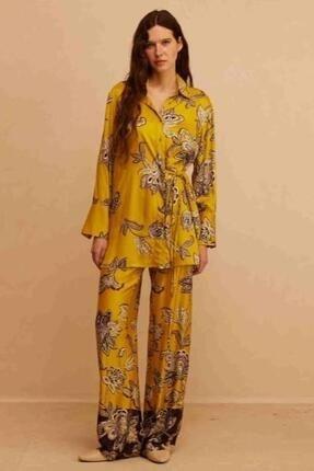 VENÖVE Venöve 24Ssgom0028 Ramal Gömlek - Hardal  Tunik 