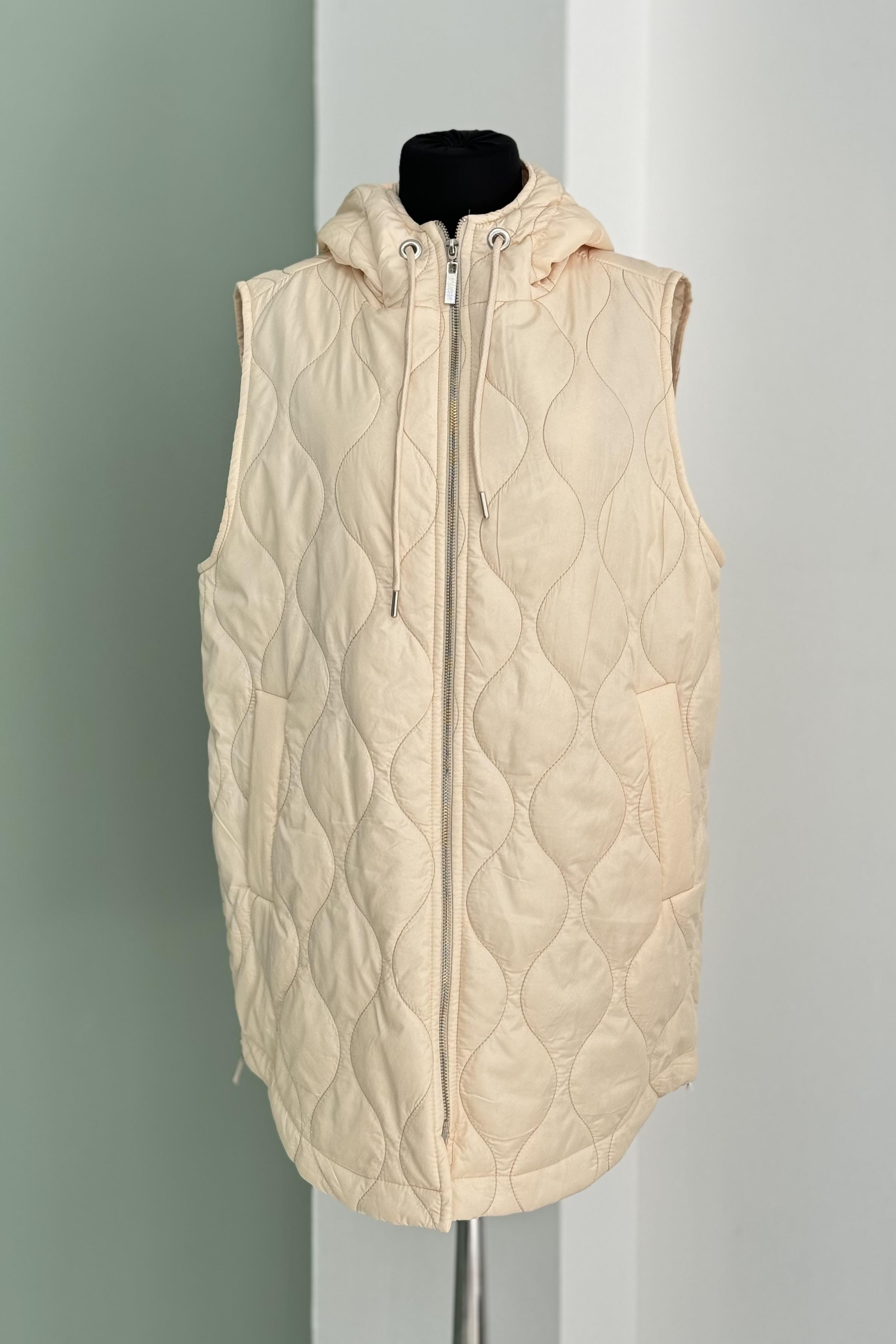 İKOLL Yandan Fermuarlı Şişme Yelek 25433 - Bej  Yelek 