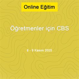 Öğretmenler için CBS