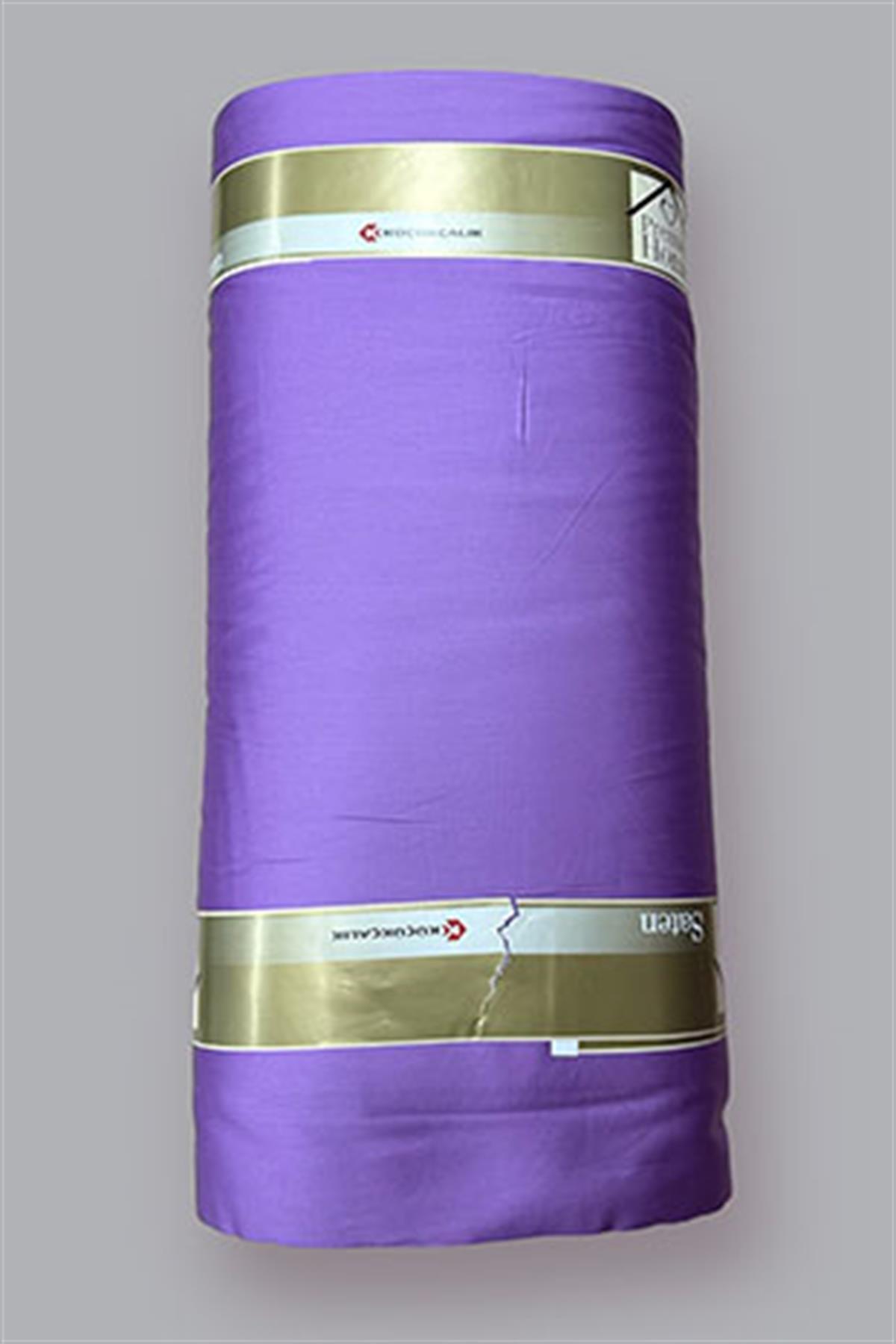%100 Pamuk Saten Lila